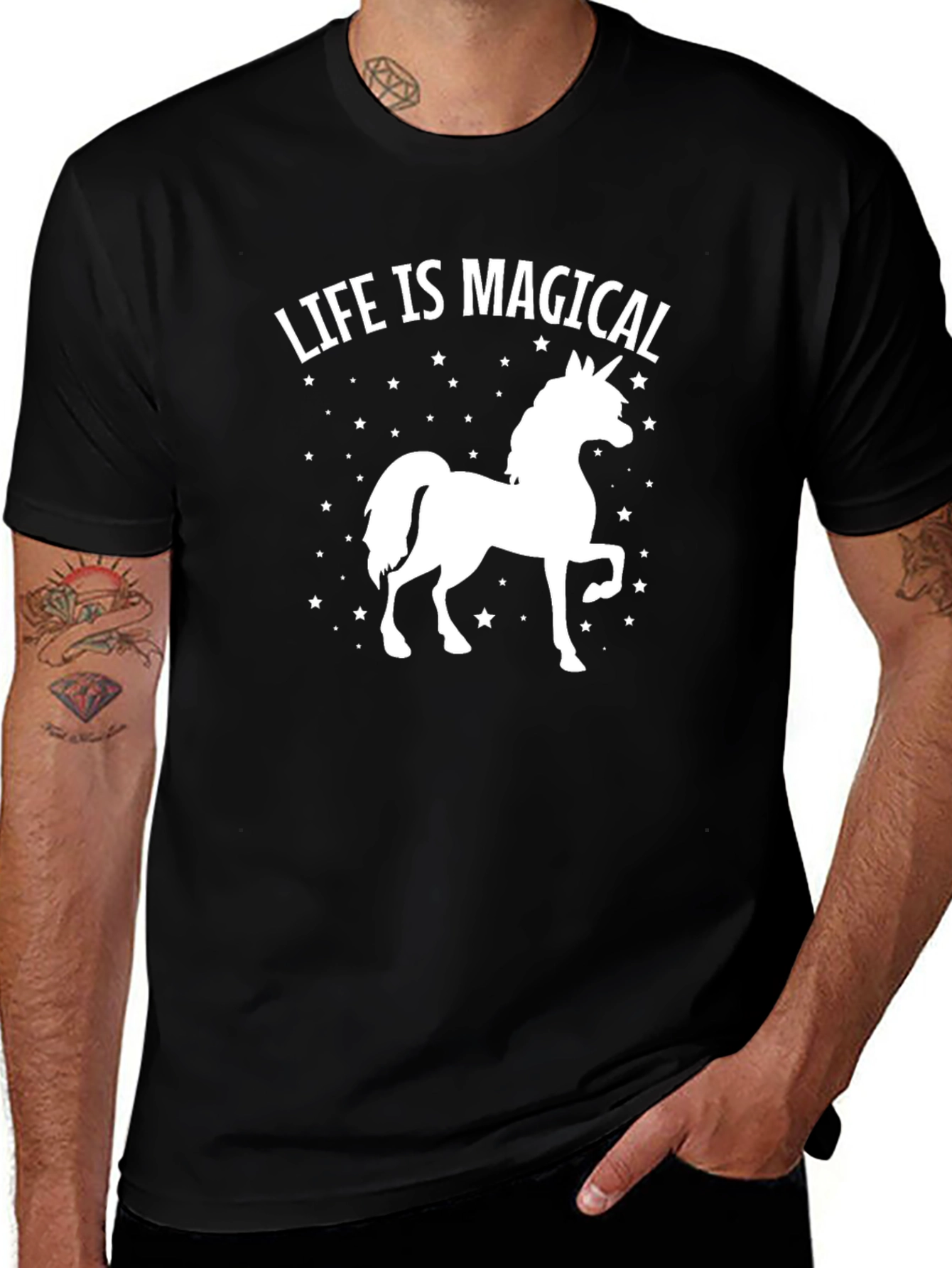 Life is Magical Unicorn Graphic Tee
