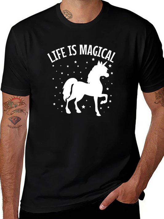 Life is Magical Unicorn Graphic Tee
