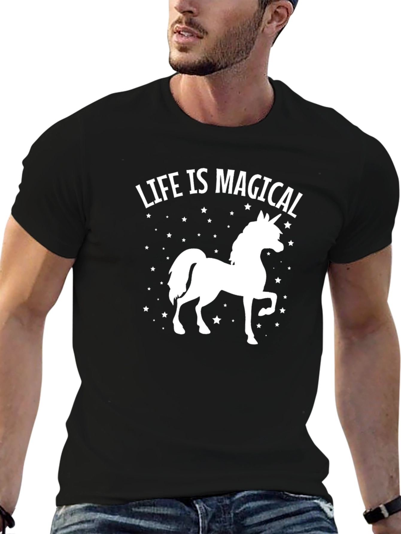 Life is Magical Unicorn Graphic Tee