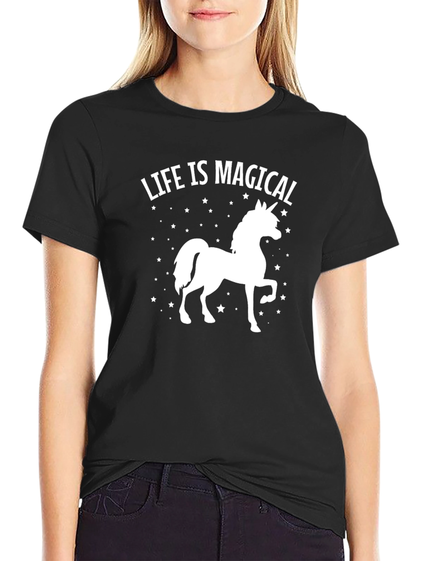 Life is Magical Unicorn Graphic Tee
