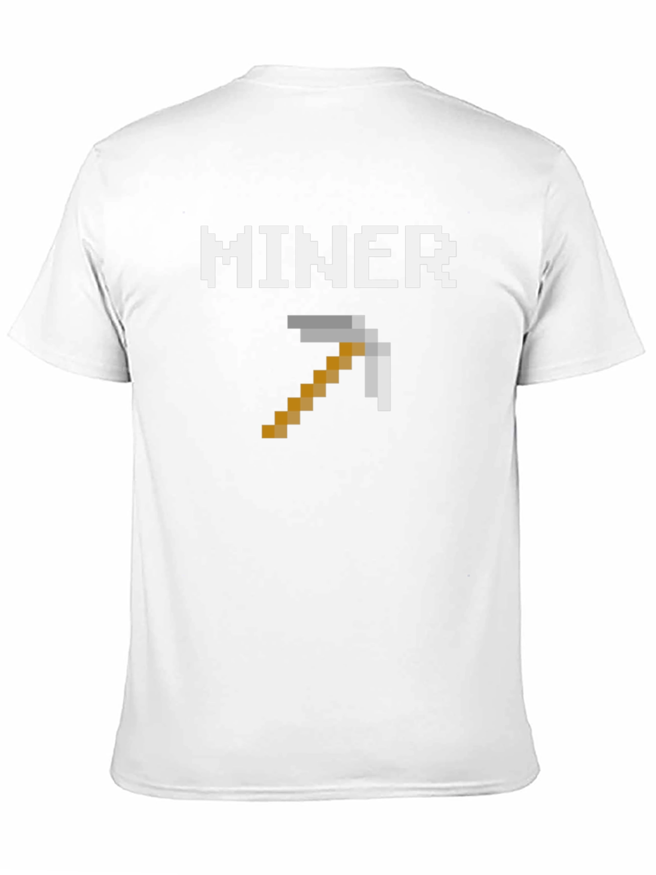 Minecraft Miner Pixel T-Shirt - Gaming Apparel