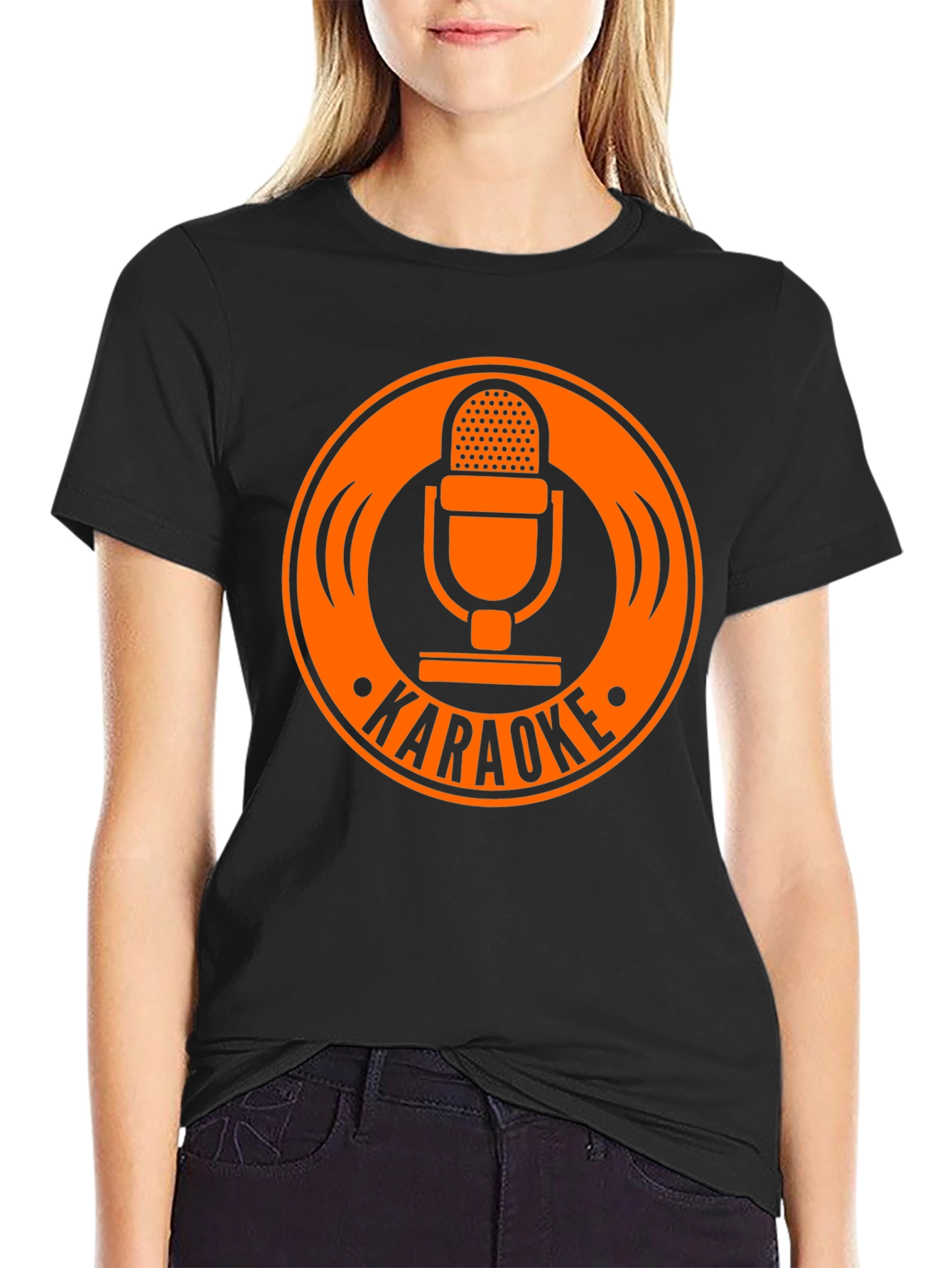 Karaoke Microphone Graphic T-Shirt