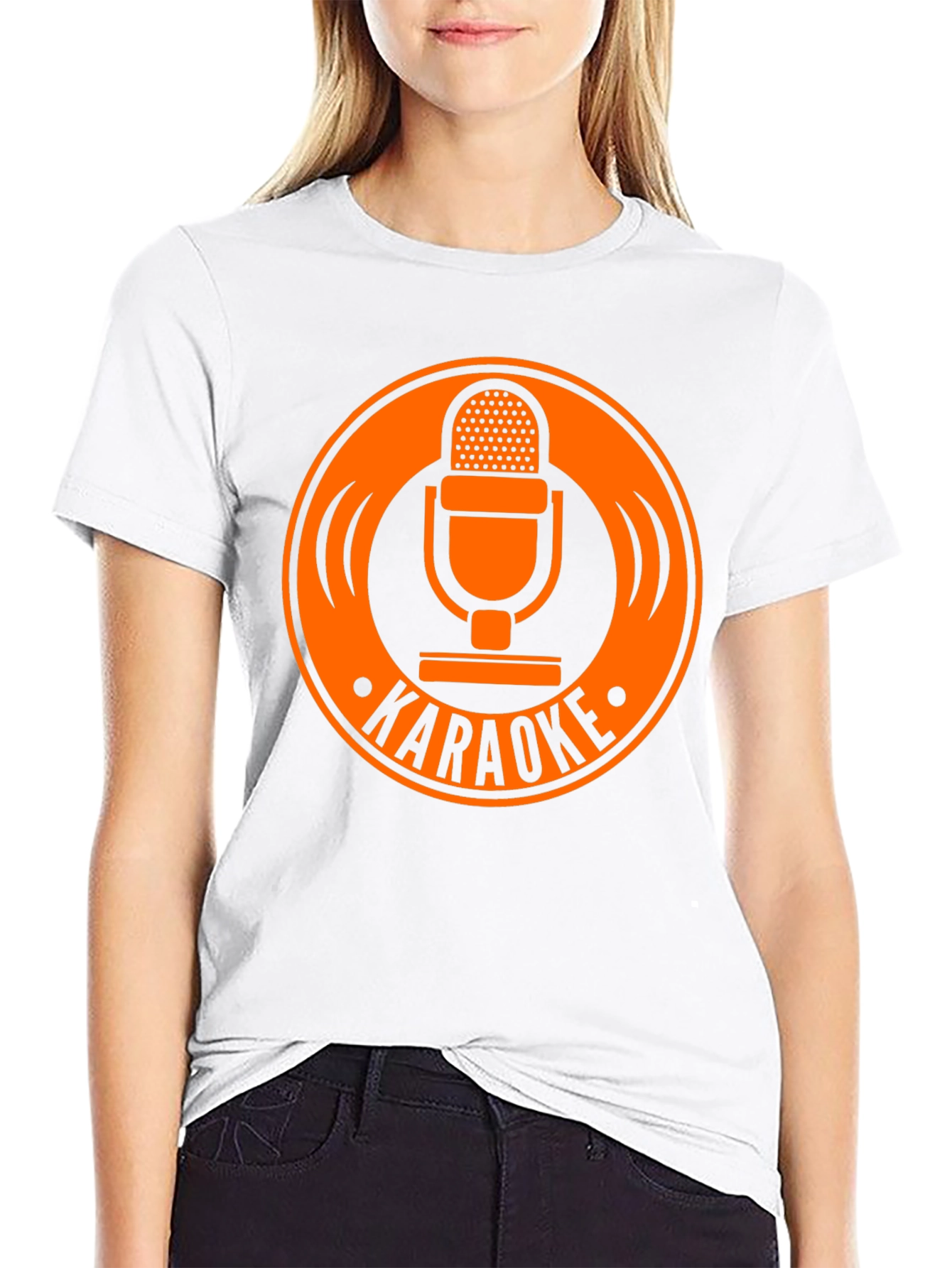 Karaoke Microphone Graphic T-Shirt