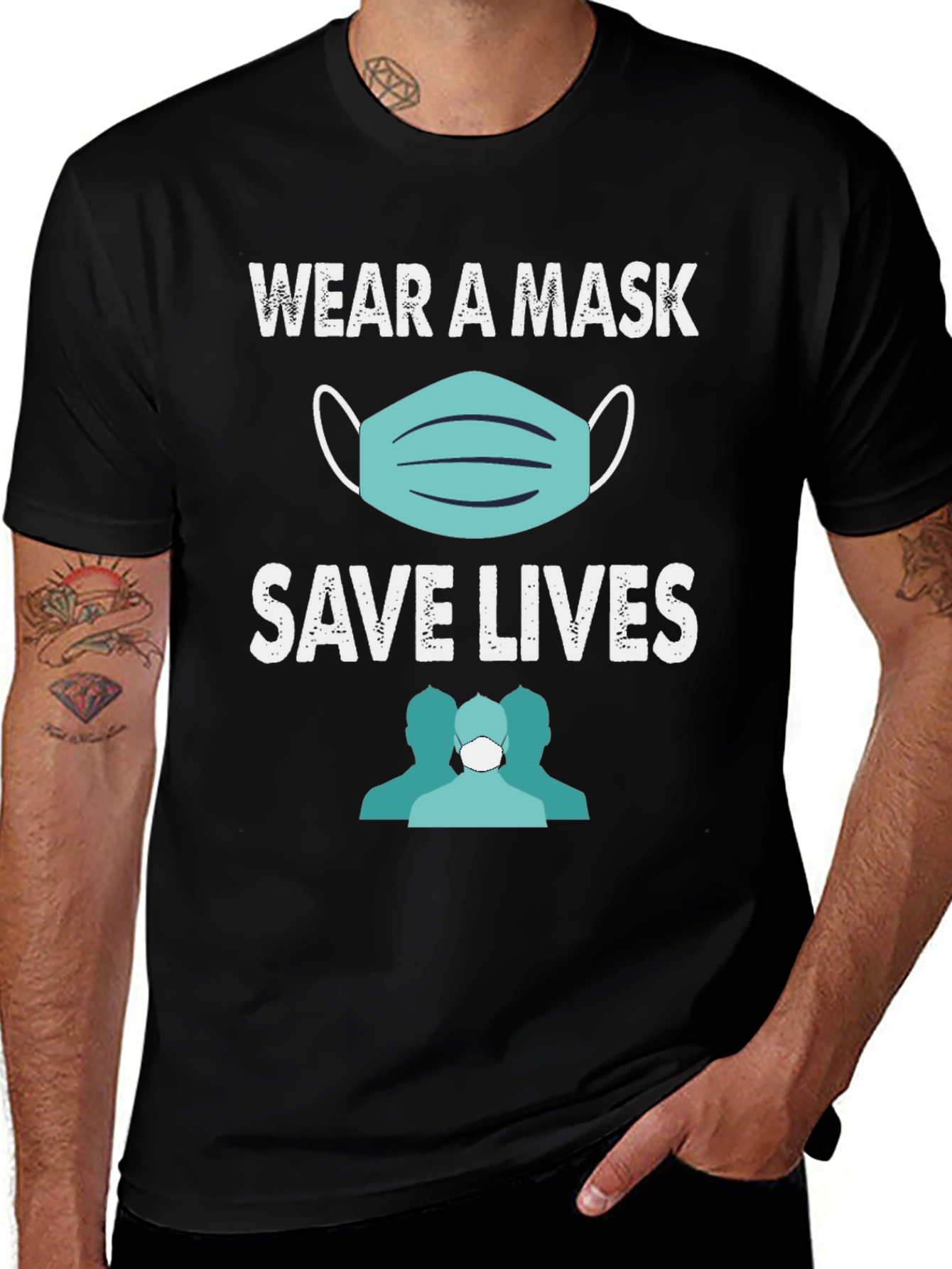 Wear a Mask Save Lives T-Shirt
