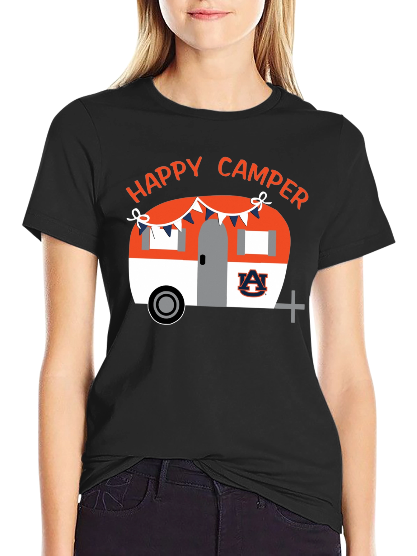 Happy Camper Auburn Tigers T-Shirt