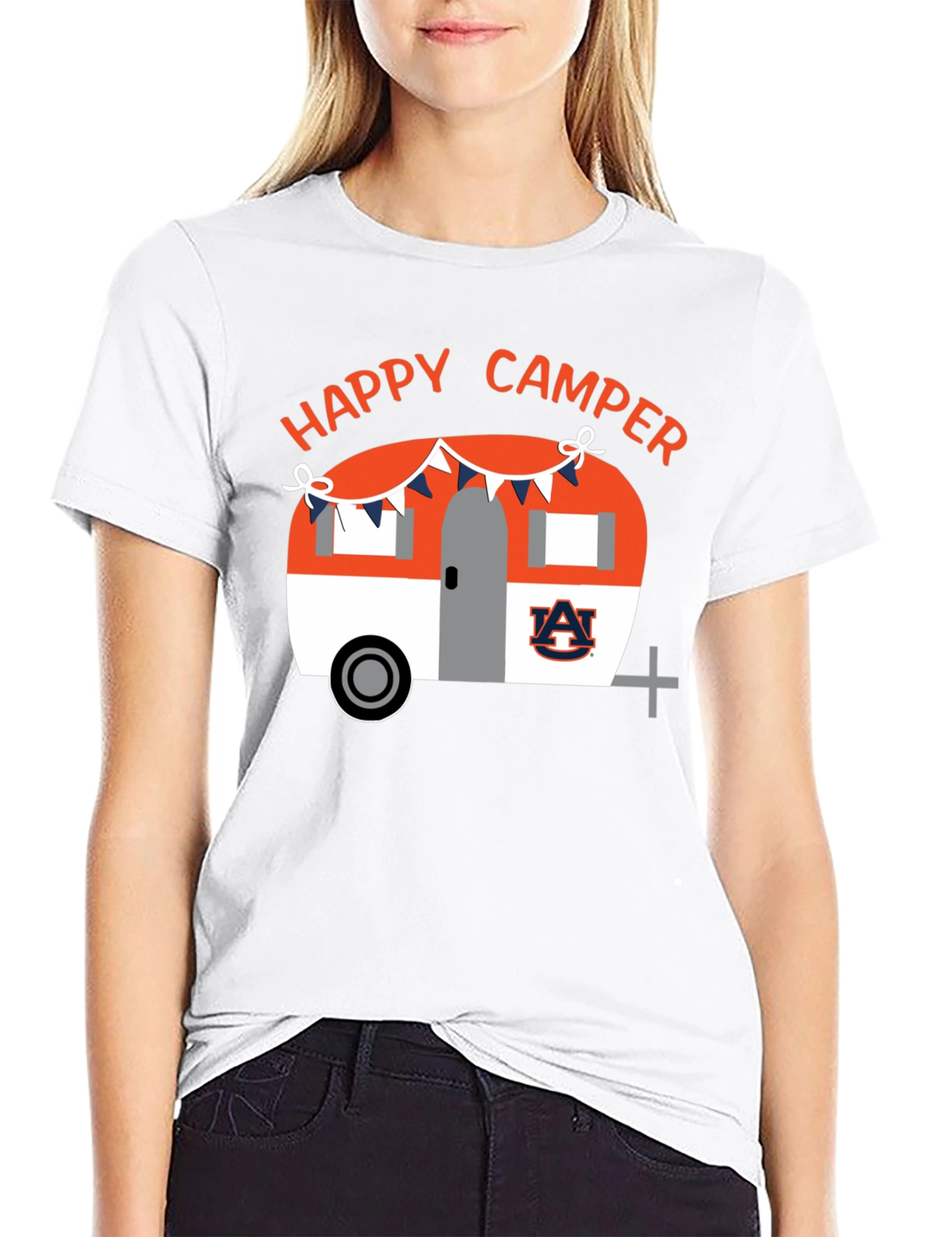 Happy Camper Auburn Tigers T-Shirt