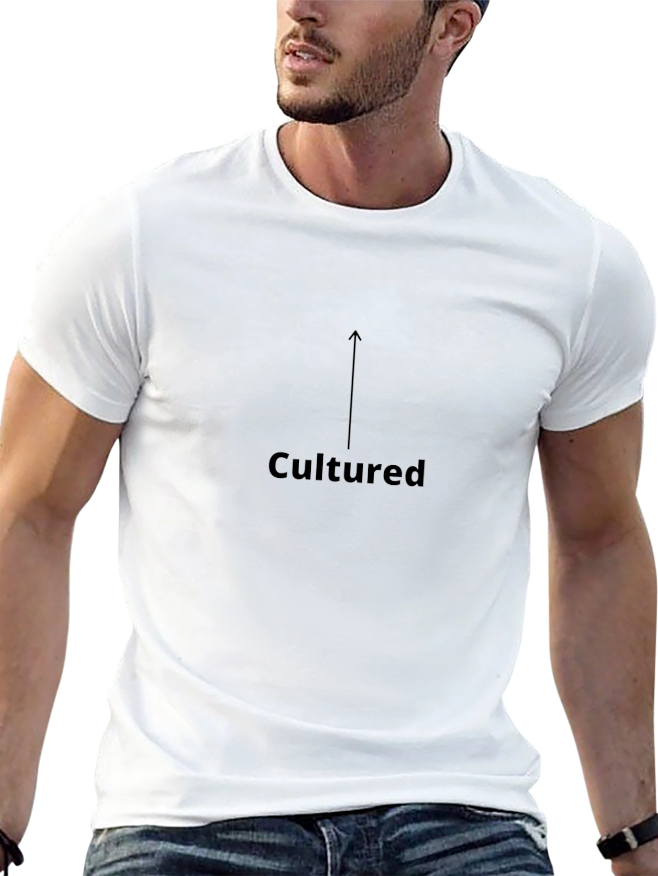 Cultured Graphic Black T-Shirt