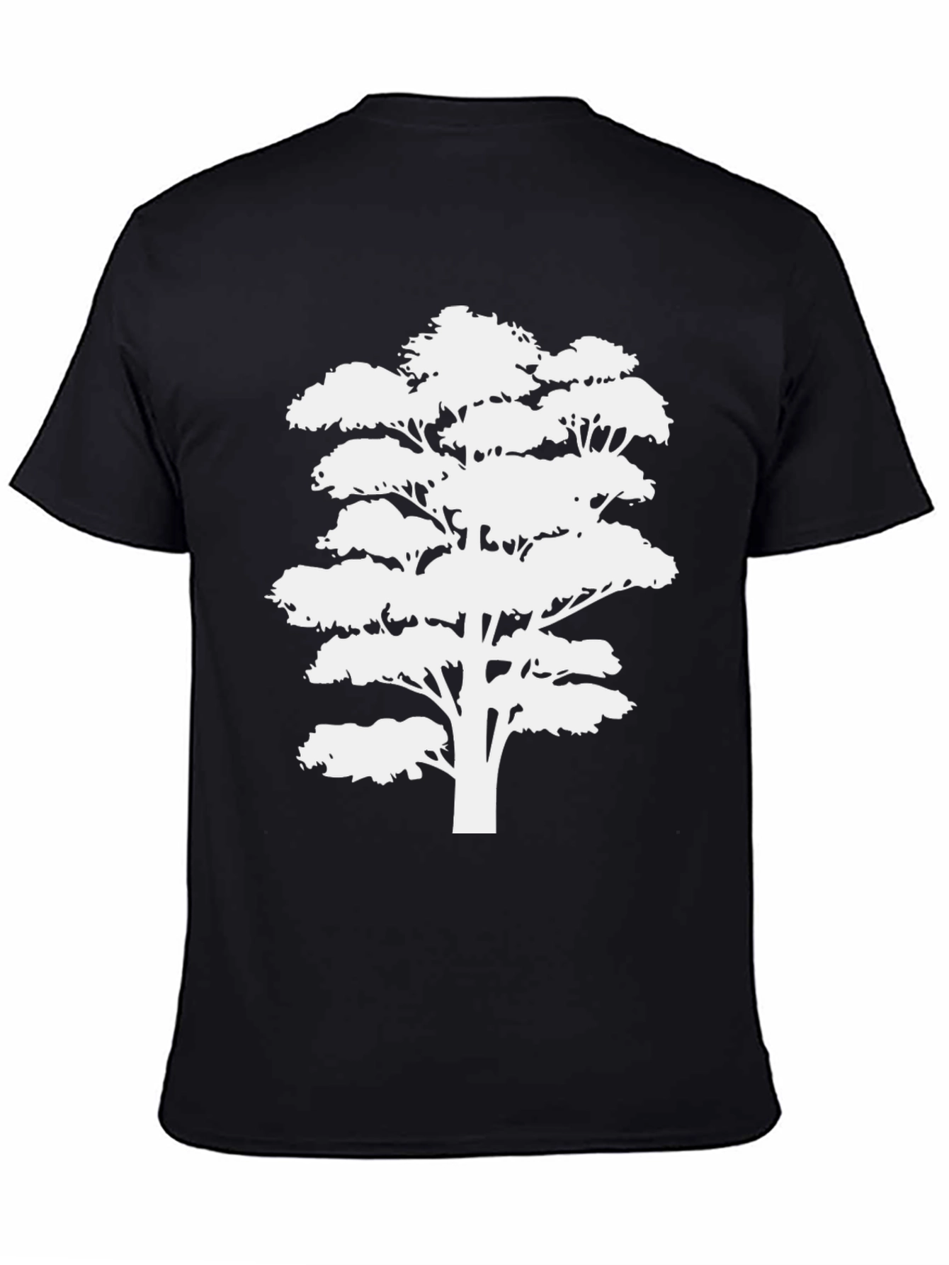 Tree Silhouette Black T-Shirt