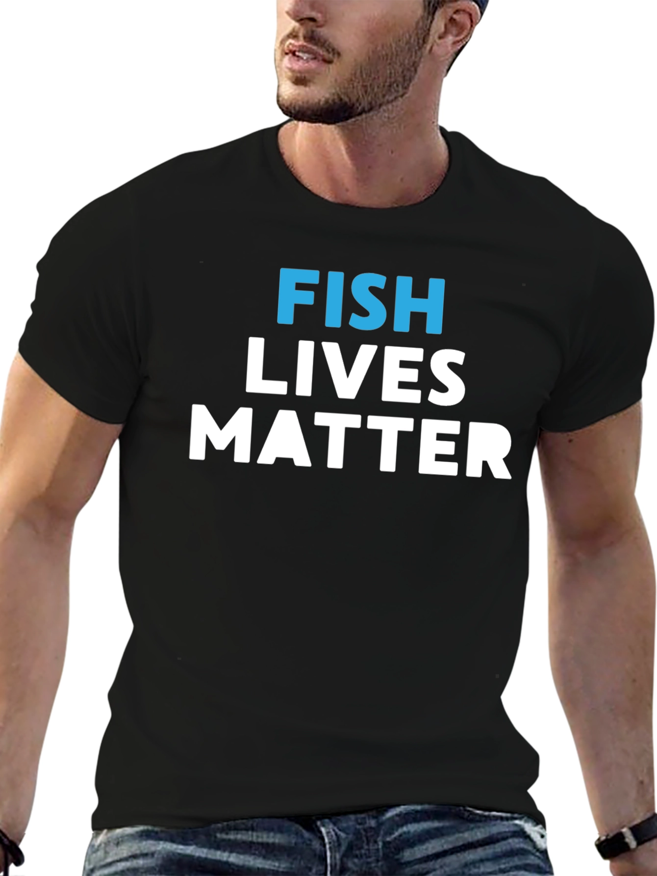 Fish Lives Matter Graphic Tee - Unisex Cotton T-Shirt