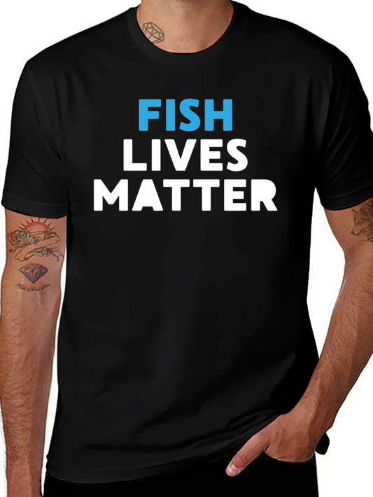 Fish Lives Matter Graphic Tee - Unisex Cotton T-Shirt