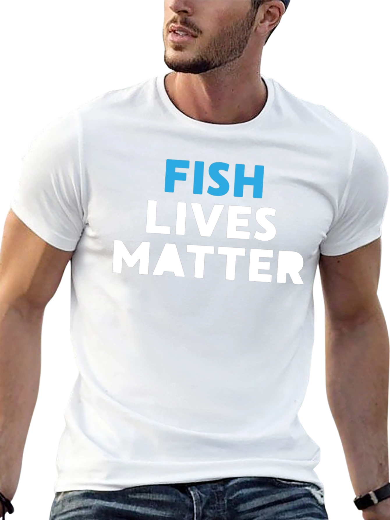 Fish Lives Matter Graphic Tee - Unisex Cotton T-Shirt