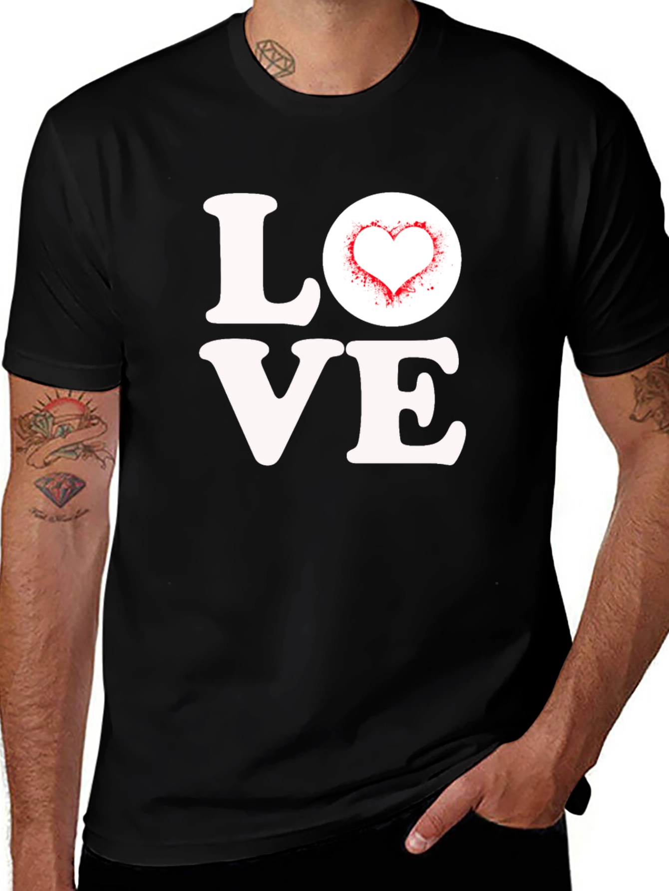 Love Heart Valentines Day T-Shirt