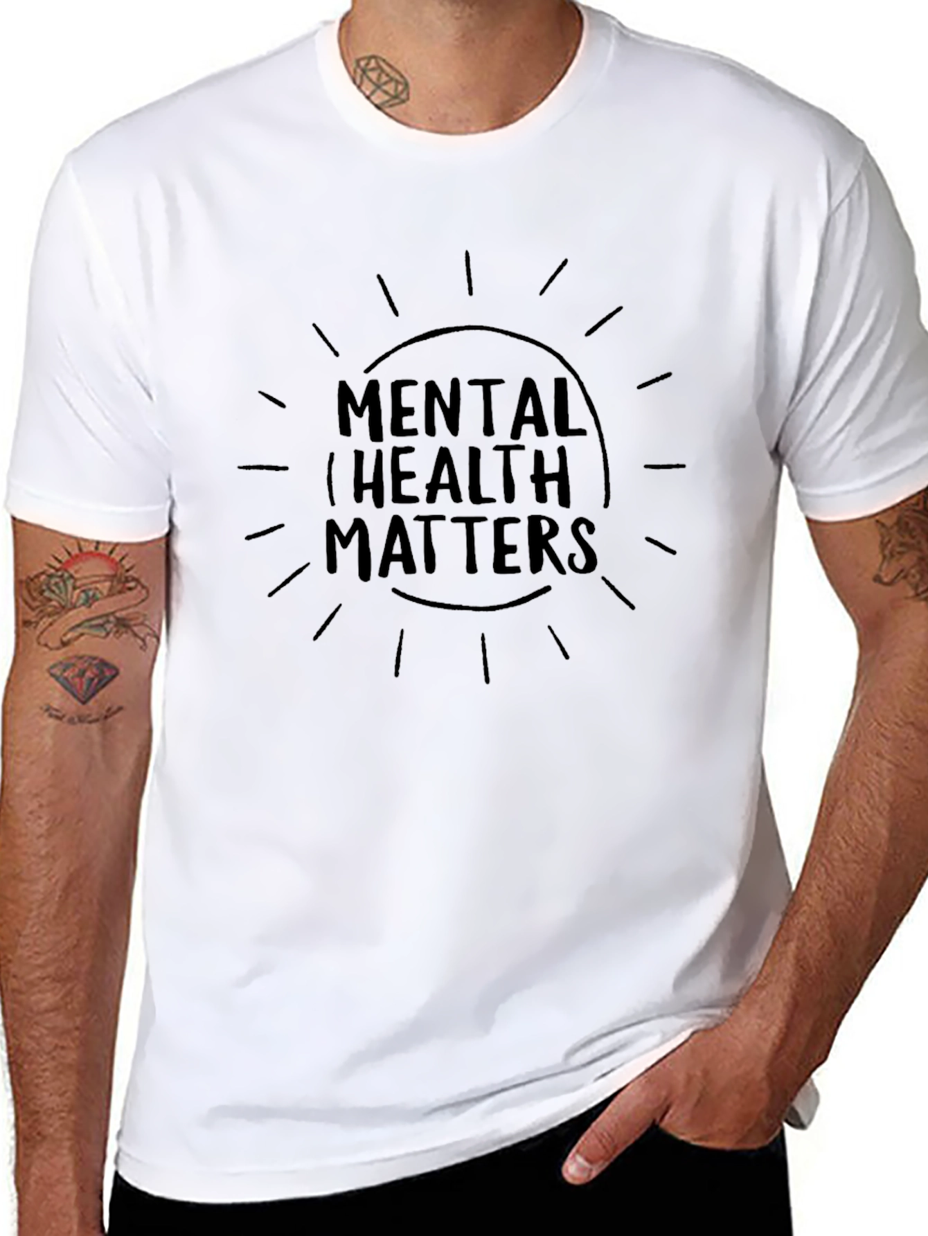 Mental Health Matters Black T-Shirt