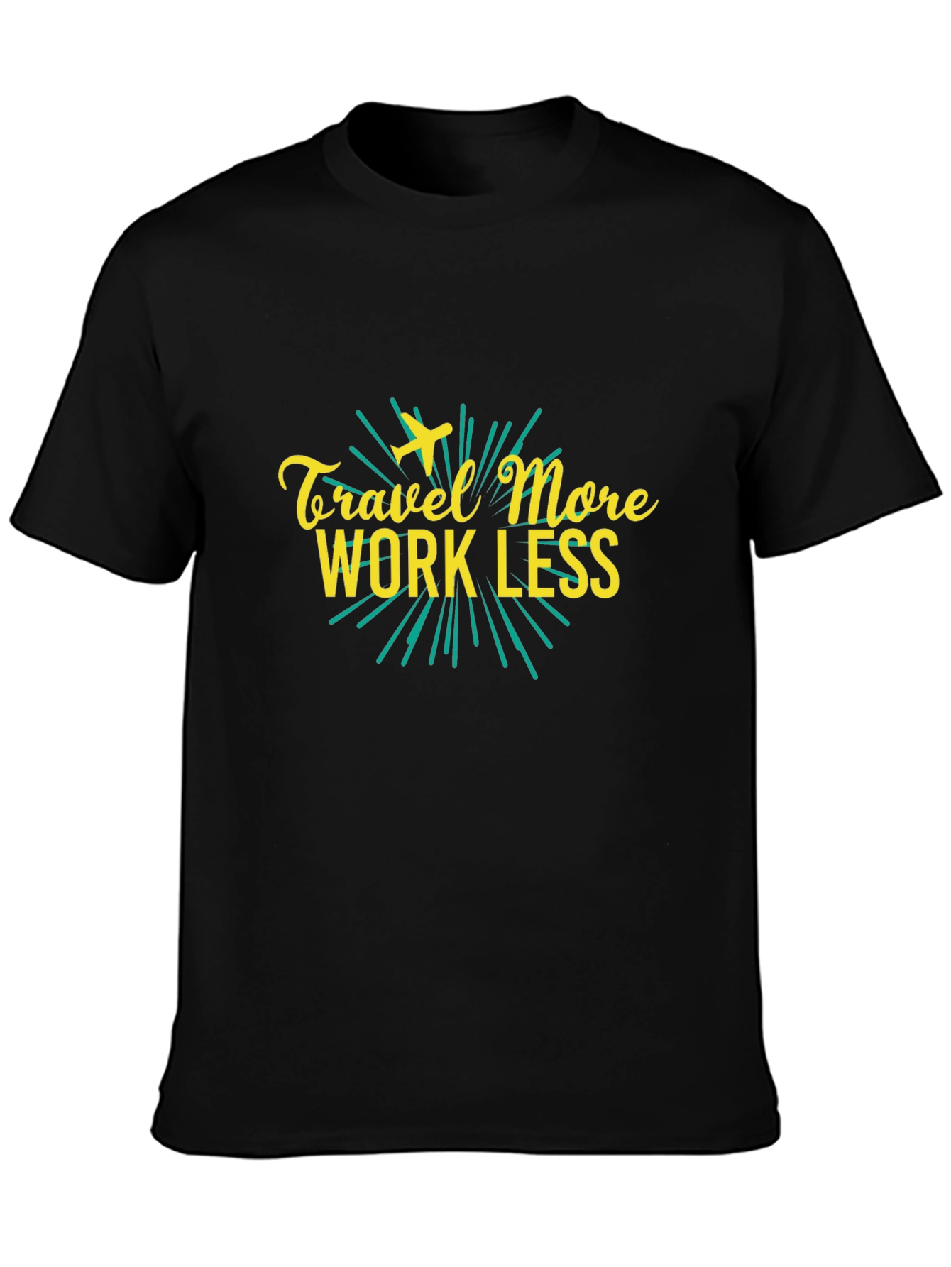 Travel More Work Less Graphic Tee