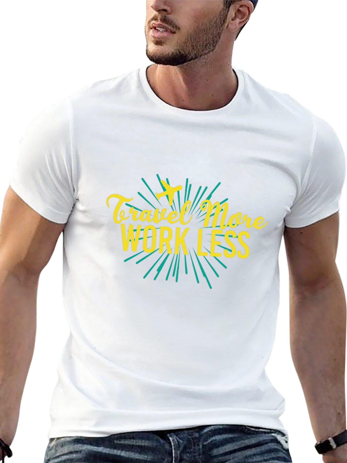 Travel More Work Less Graphic Tee