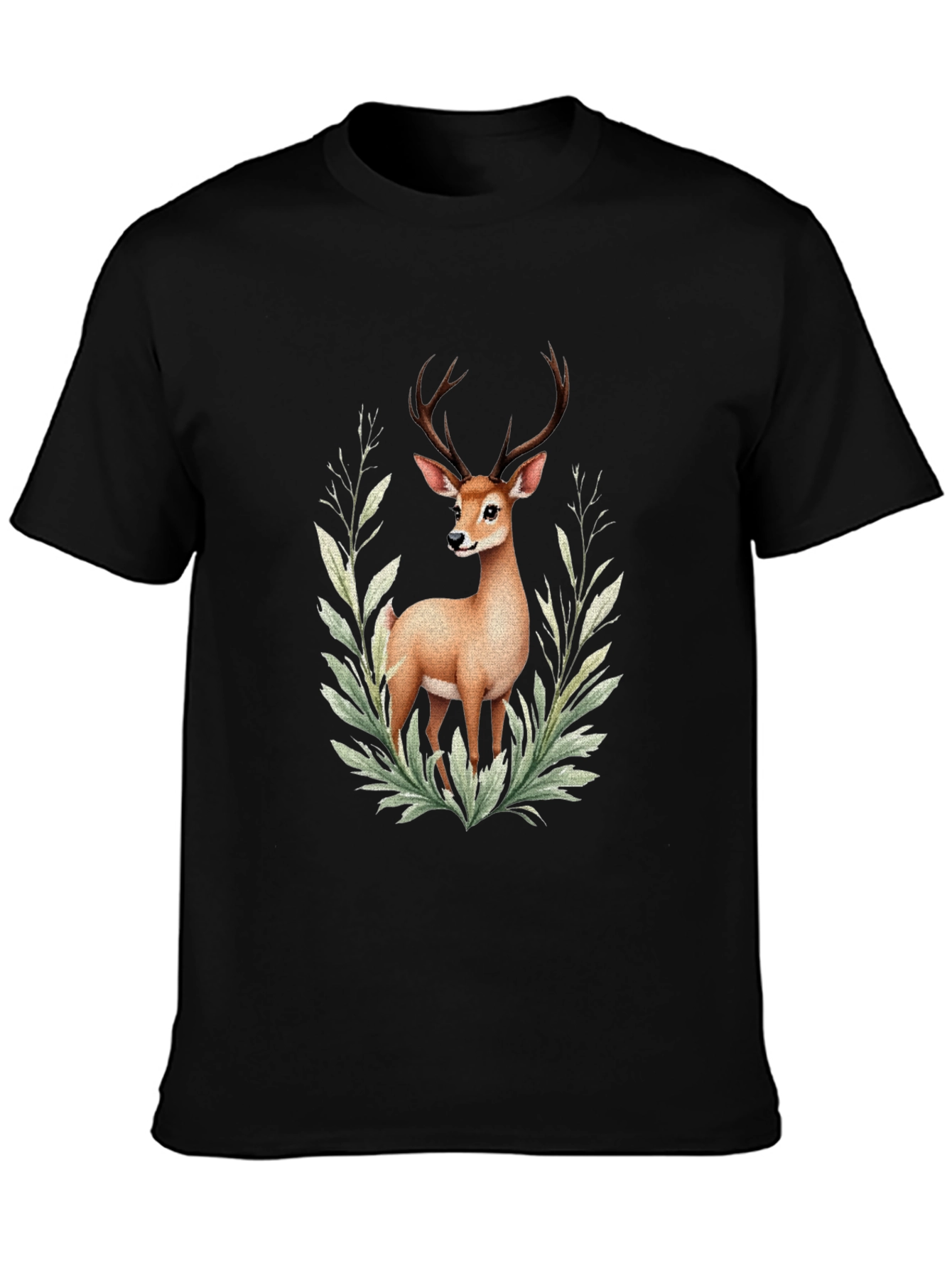 Deer Graphic Tee - Nature Inspired Style