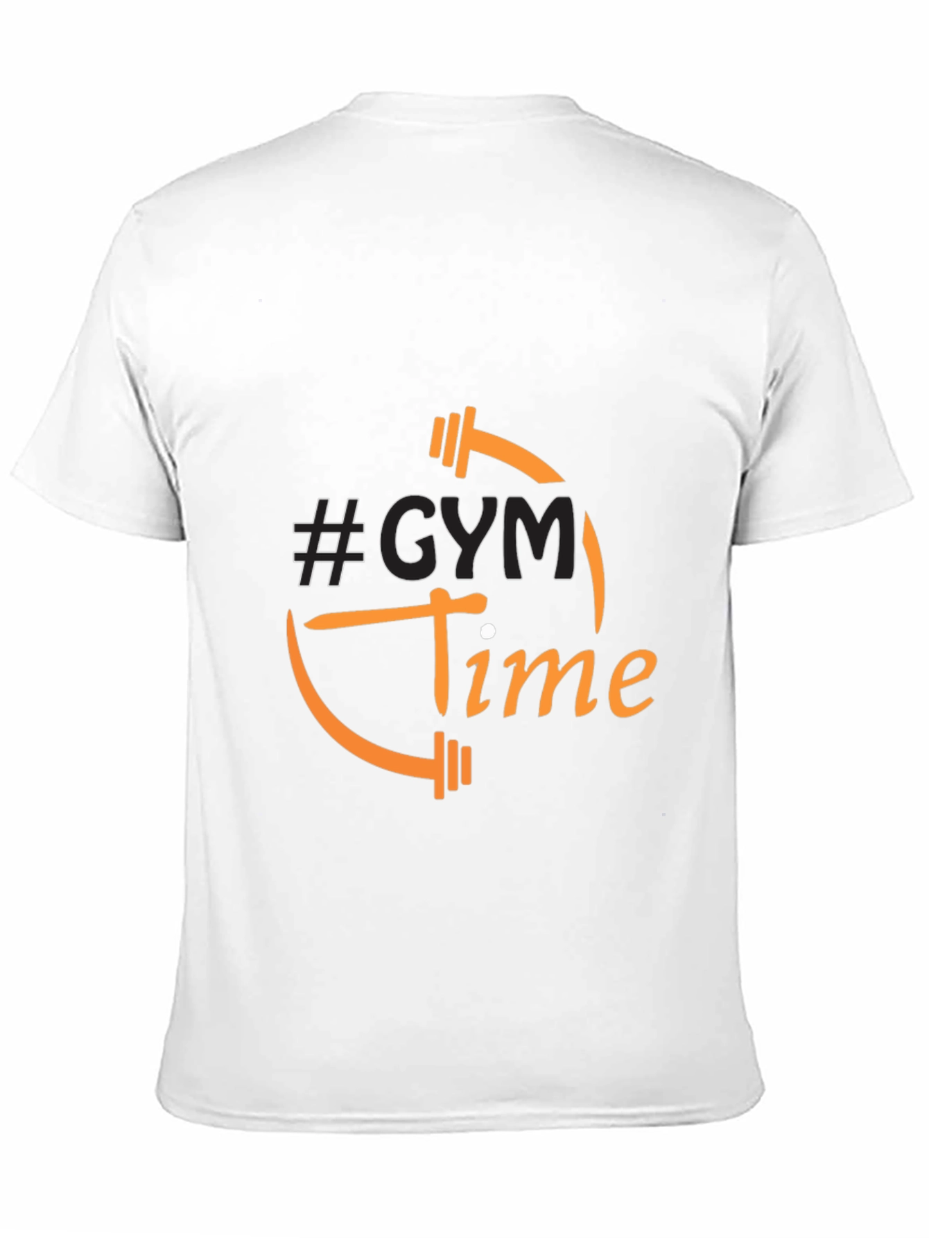 Gym Time Graphic Tee - Black Cotton Blend