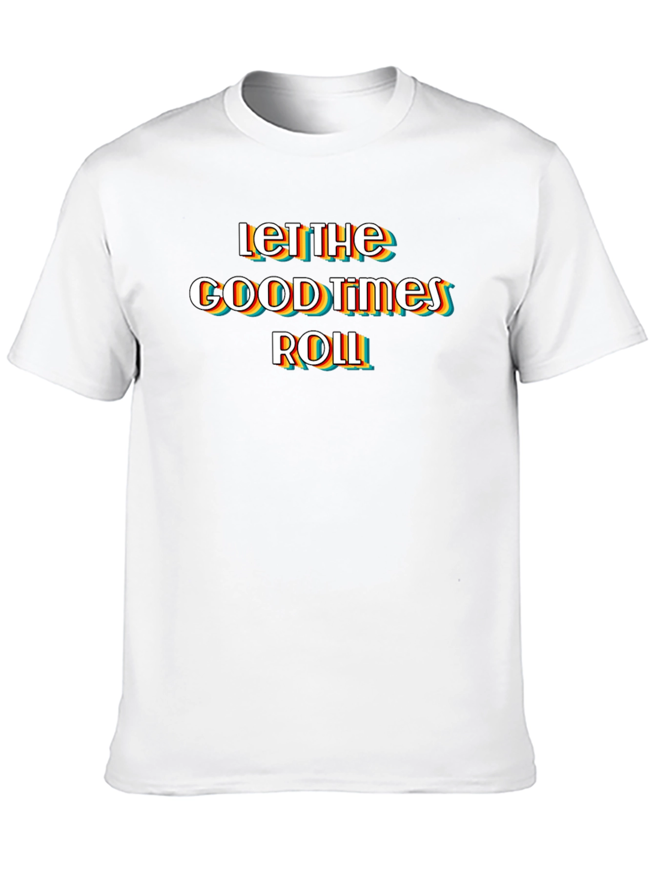 Let The Good Times Roll Black Graphic Tee