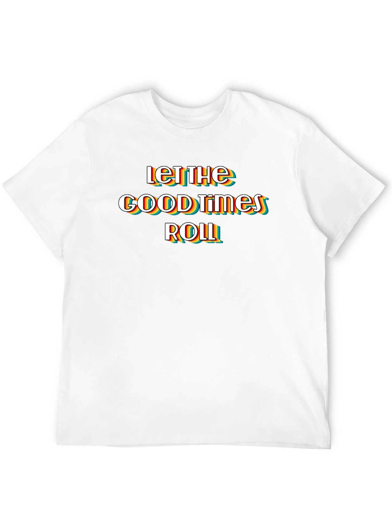 Let The Good Times Roll Black Graphic Tee