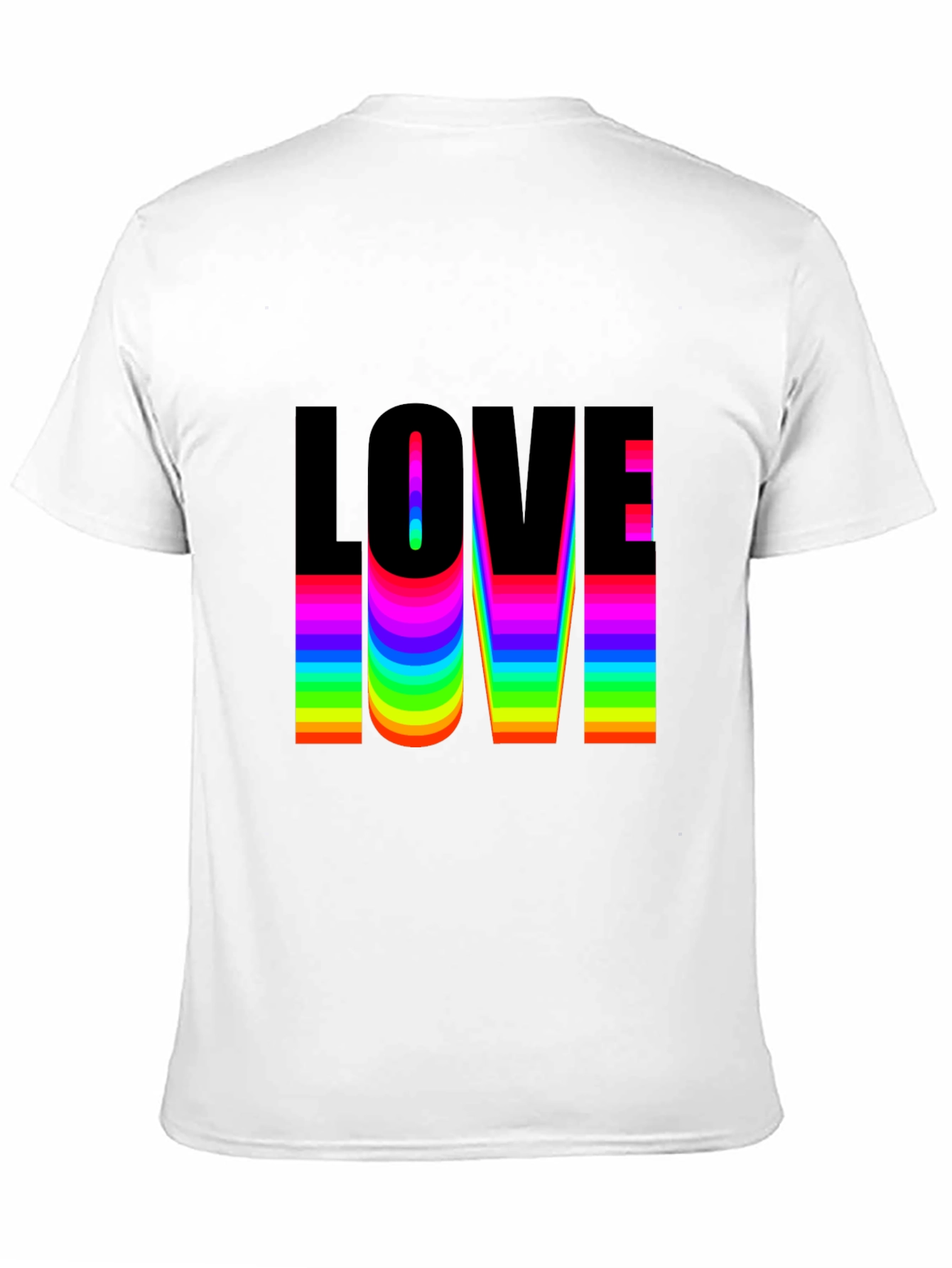 Love Rainbow Pride T-Shirt - Black