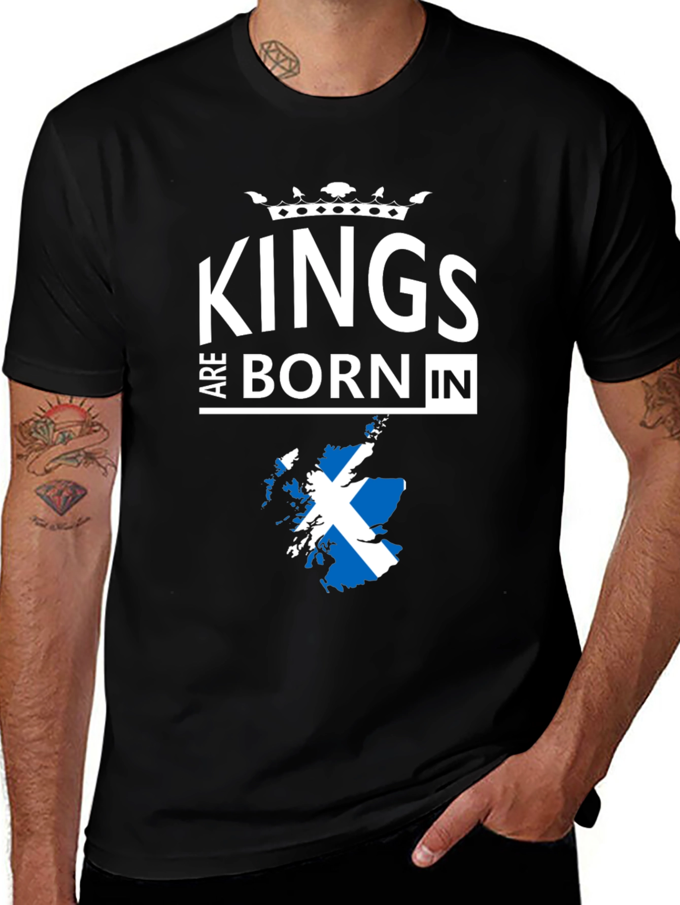Kings Are Born In Scotland T-Shirt