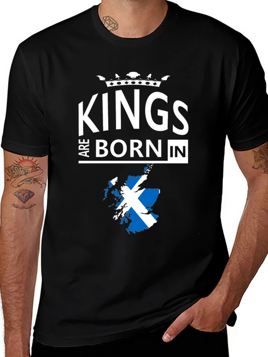 Kings Are Born In Scotland T-Shirt