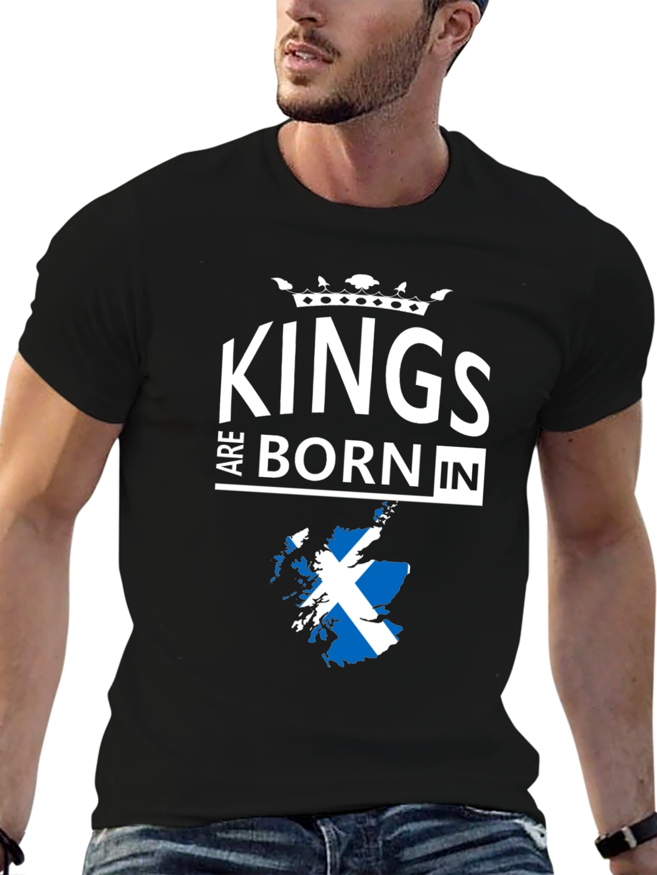 Kings Are Born In Scotland T-Shirt