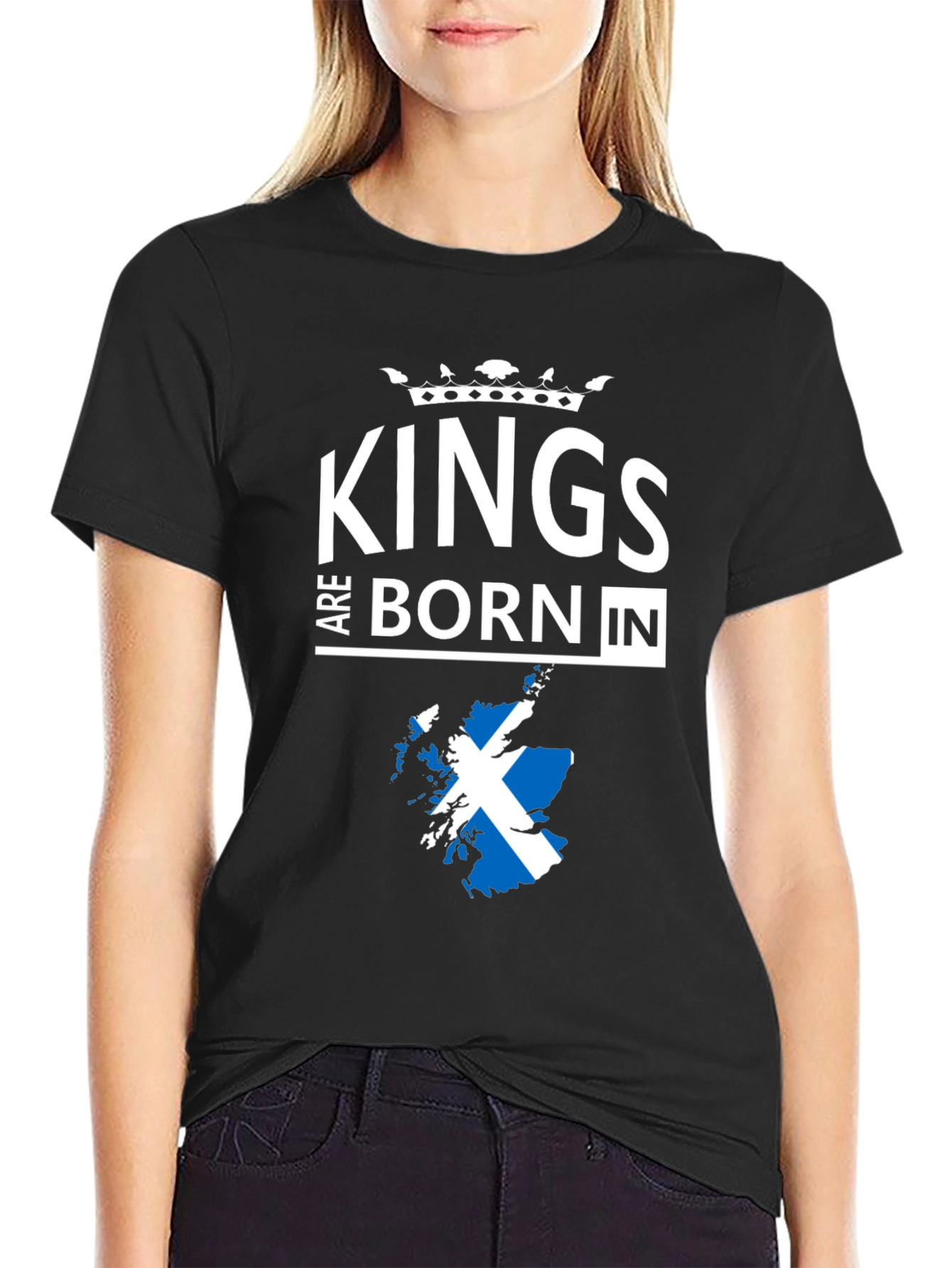 Kings Are Born In Scotland T-Shirt