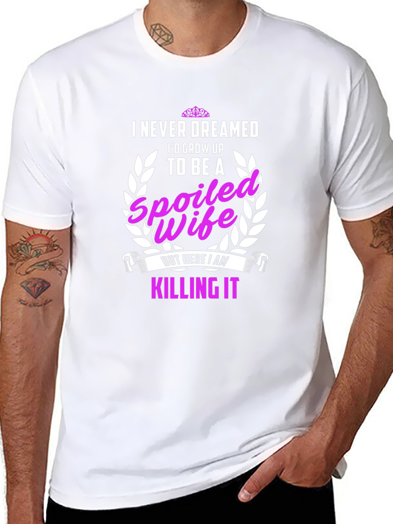Spoiled Wife Graphic Tee - Killing It T-Shirt