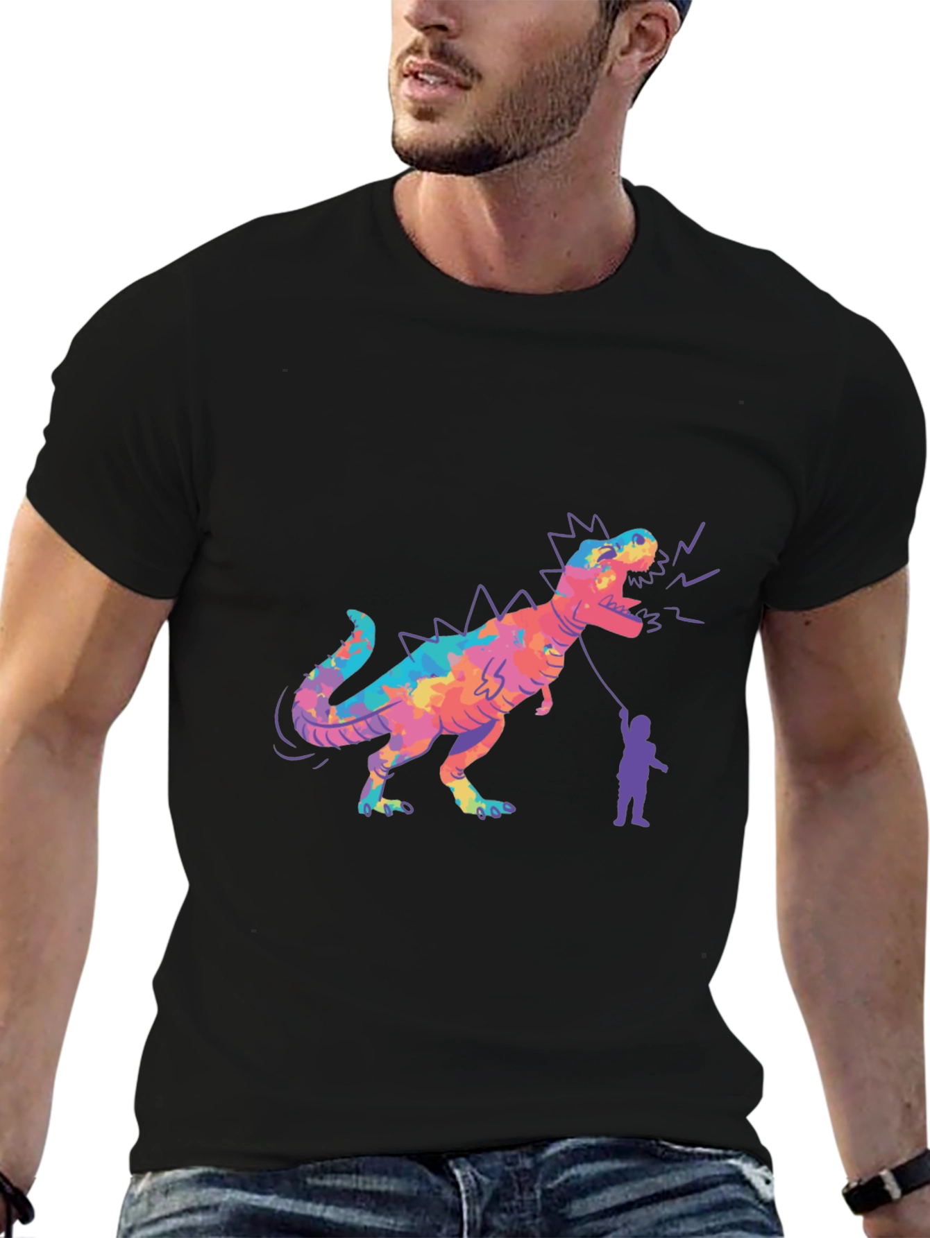 Dino & Boy Graphic Tee