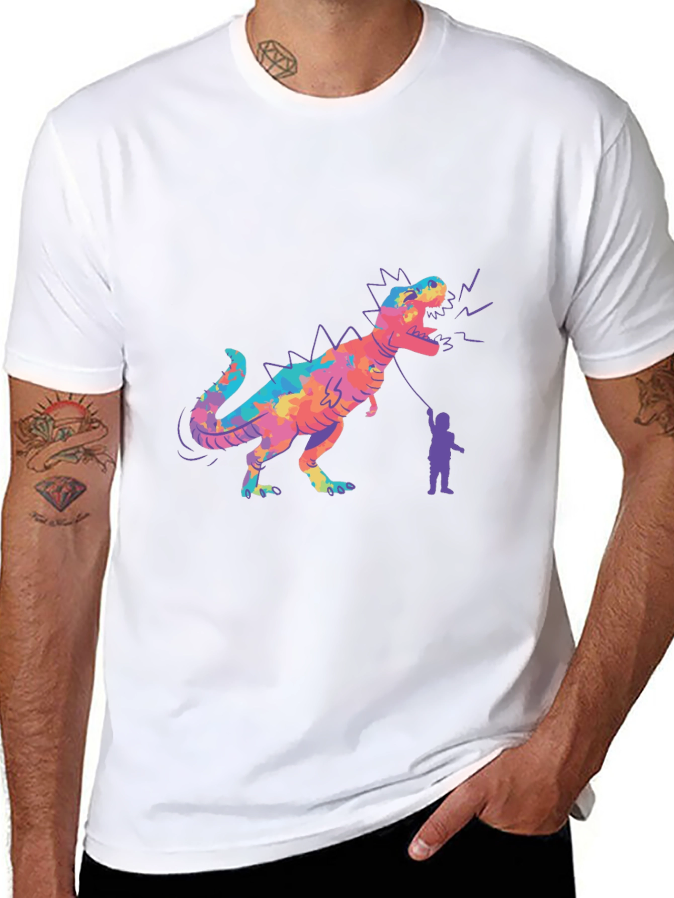 Dino & Boy Graphic Tee