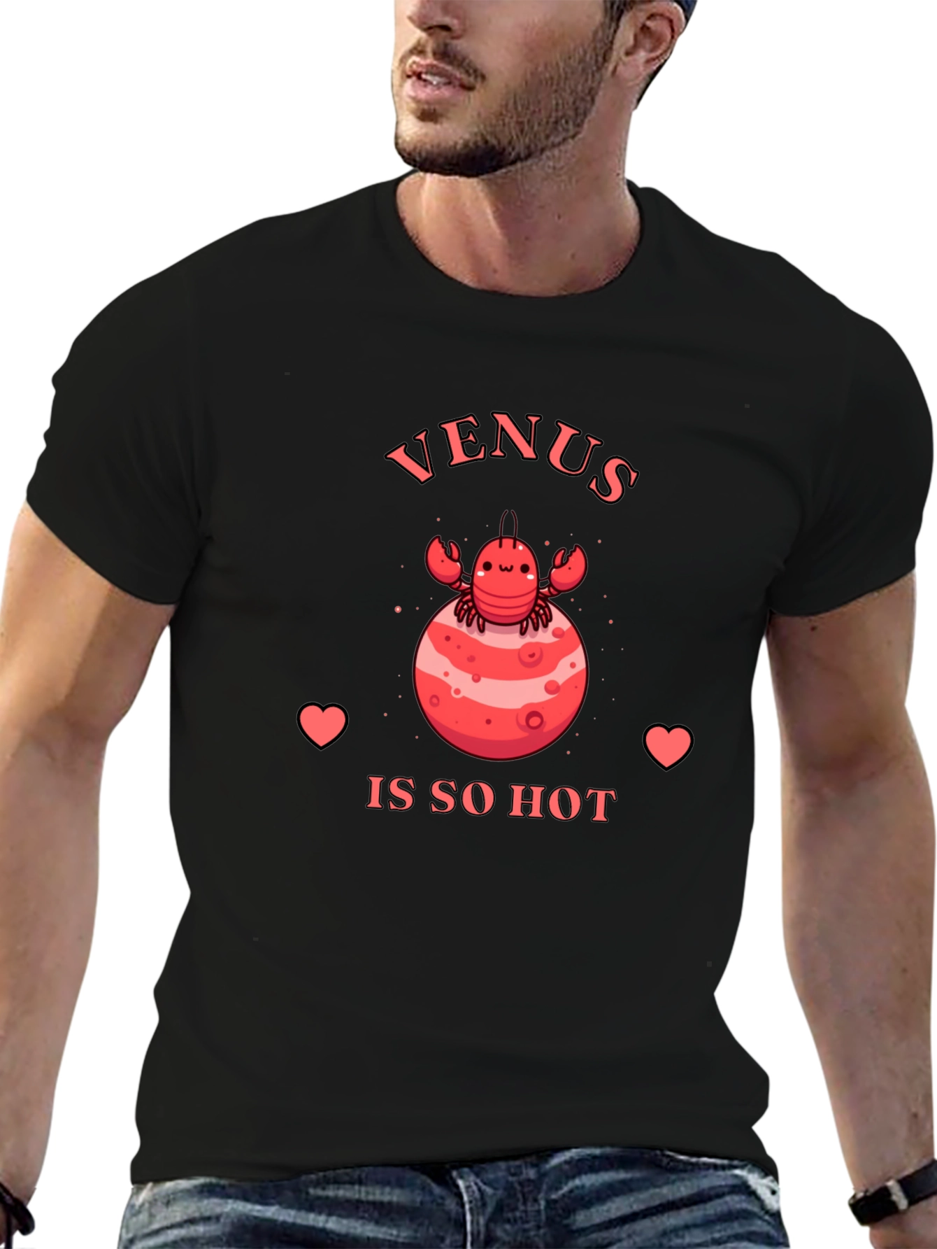 Venus is So Hot Lobster Graphic Tee