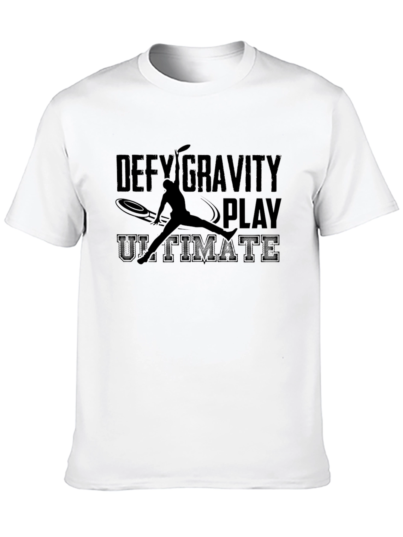 Defy Gravity Ultimate Frisbee Player Tee