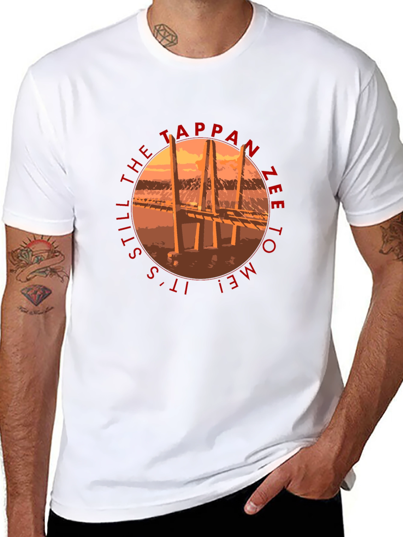 Tappan Zee Bridge Graphic Tee - Classic Style