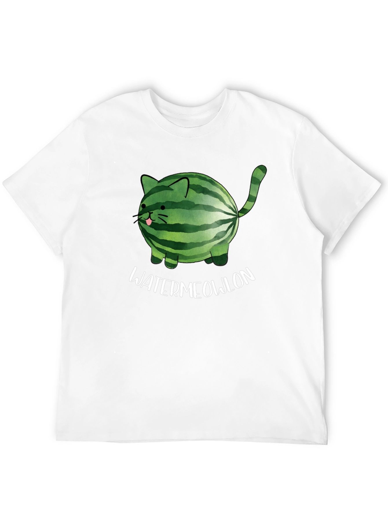 Watermeowlon Cat Graphic T-Shirt