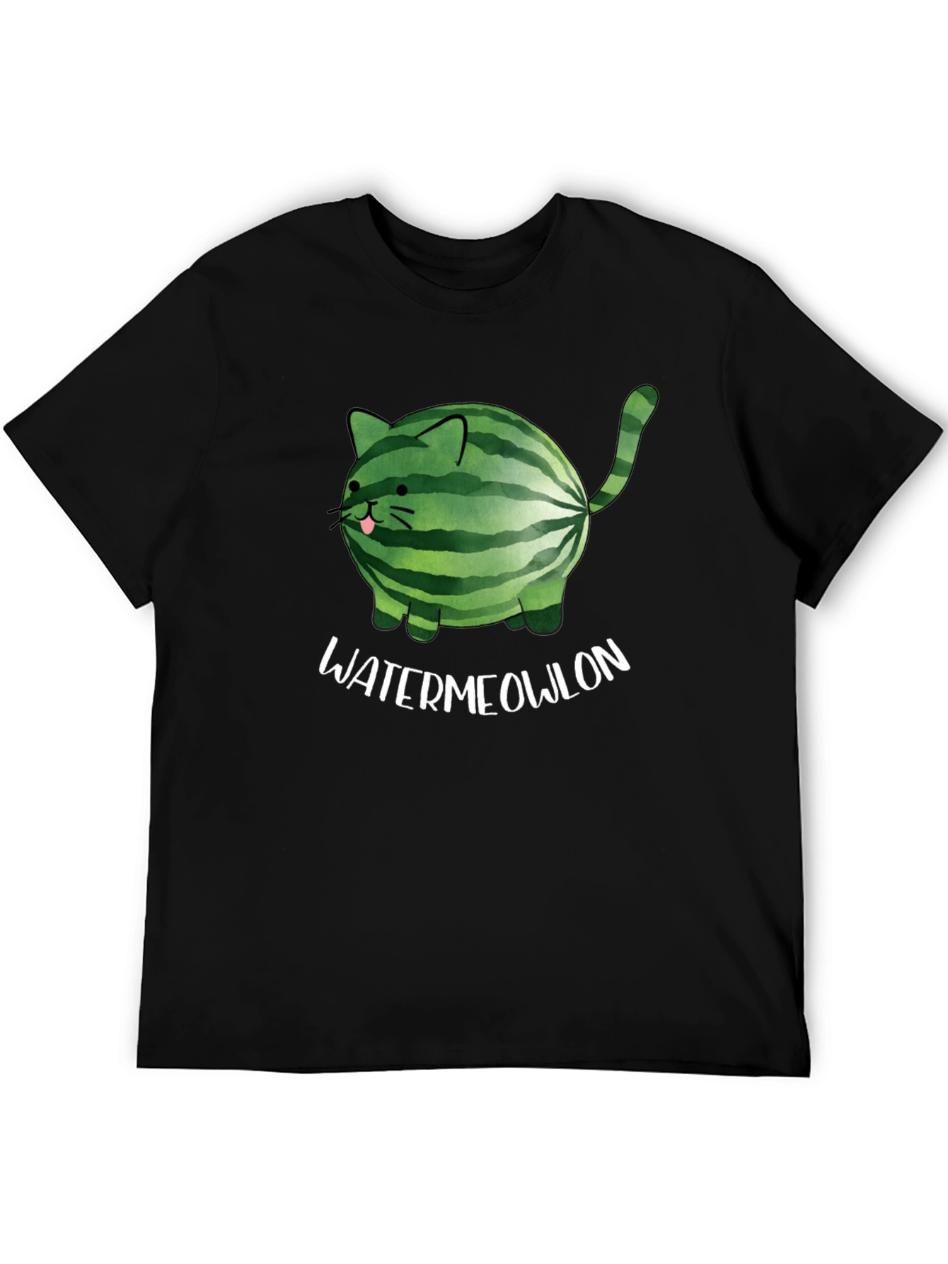Watermeowlon Cat Graphic T-Shirt