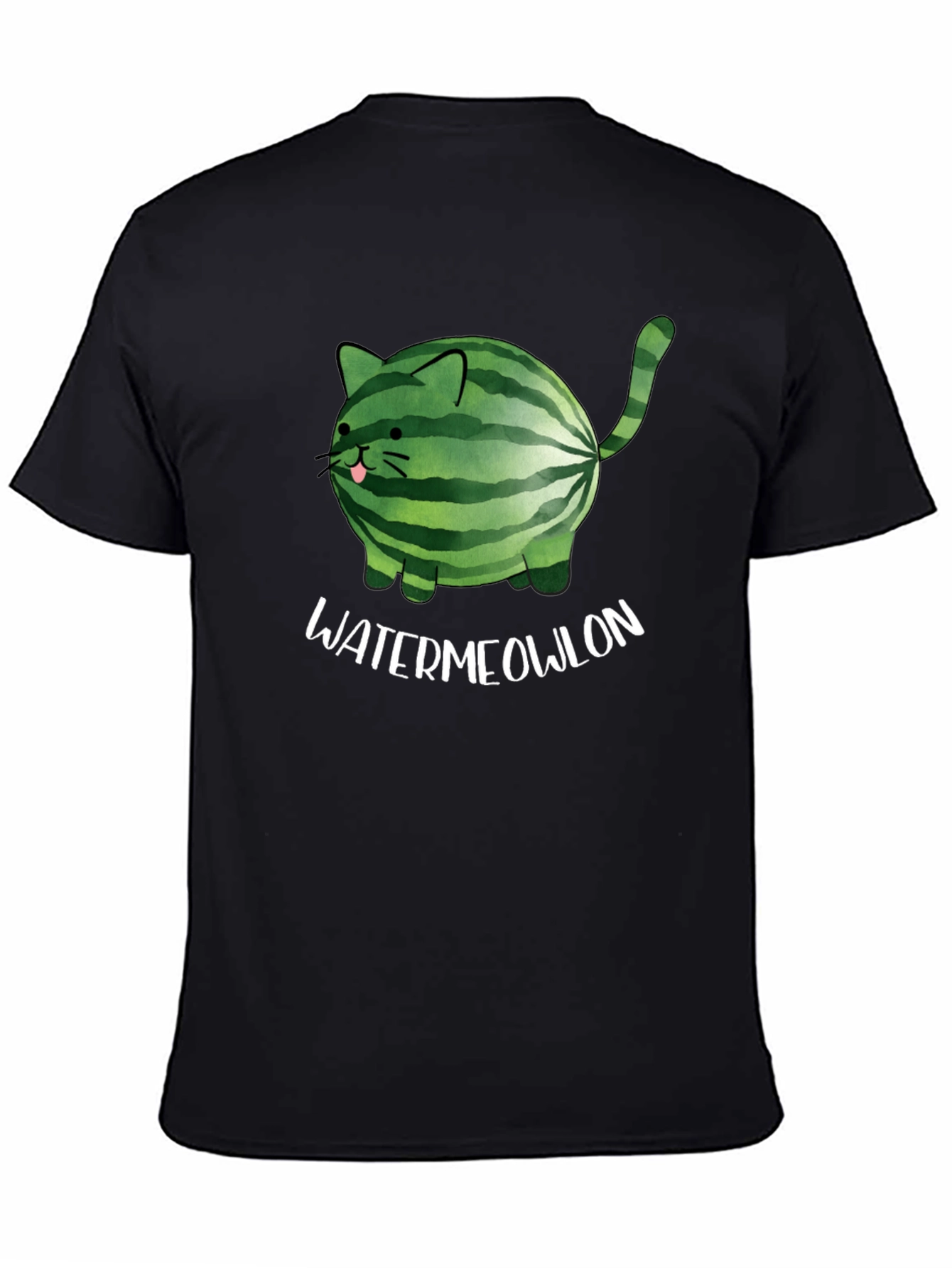 Watermeowlon Cat Graphic T-Shirt
