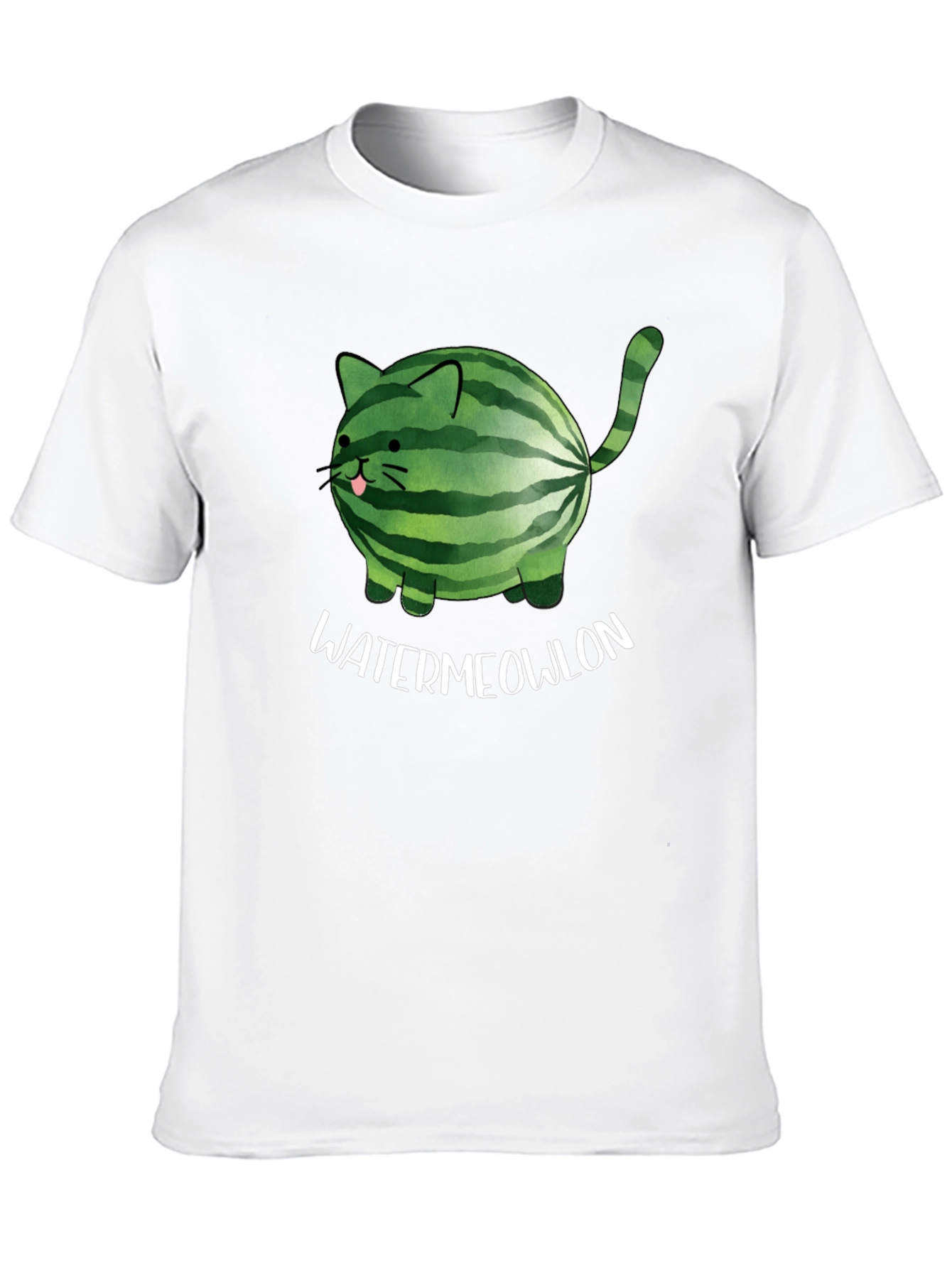 Watermeowlon Cat Graphic T-Shirt