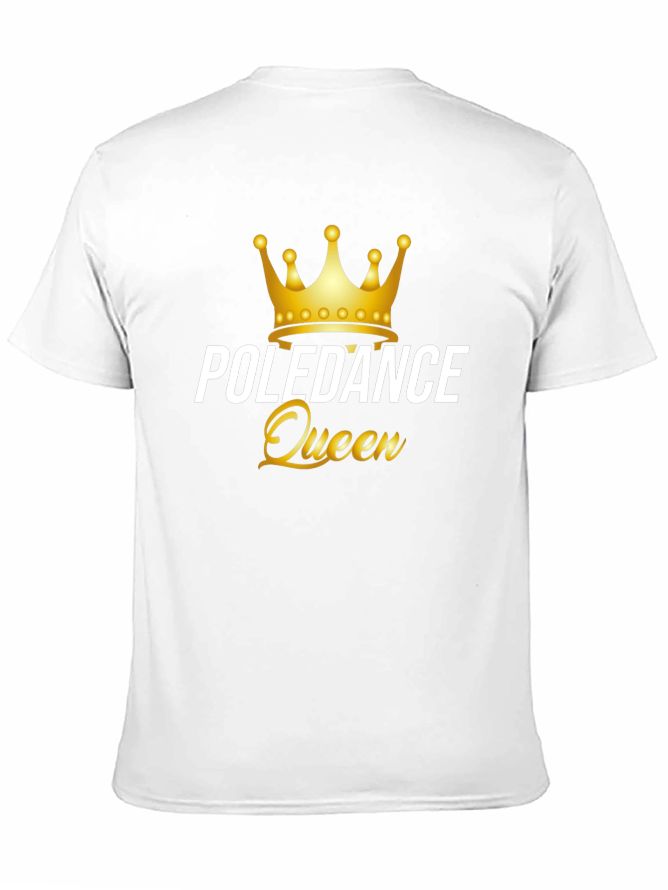 Poledance Queen Graphic Tee - Black Cotton T-Shirt