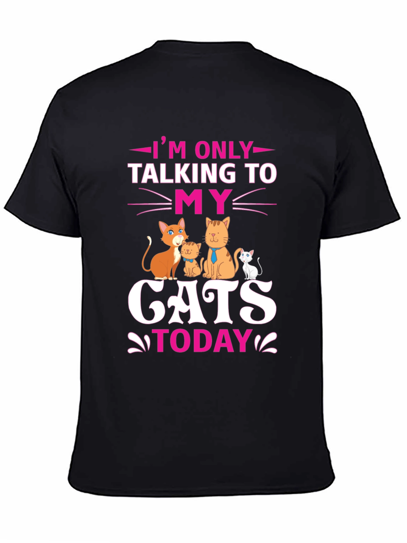 Cat Lover T-Shirt - Talking to My Cats Today
