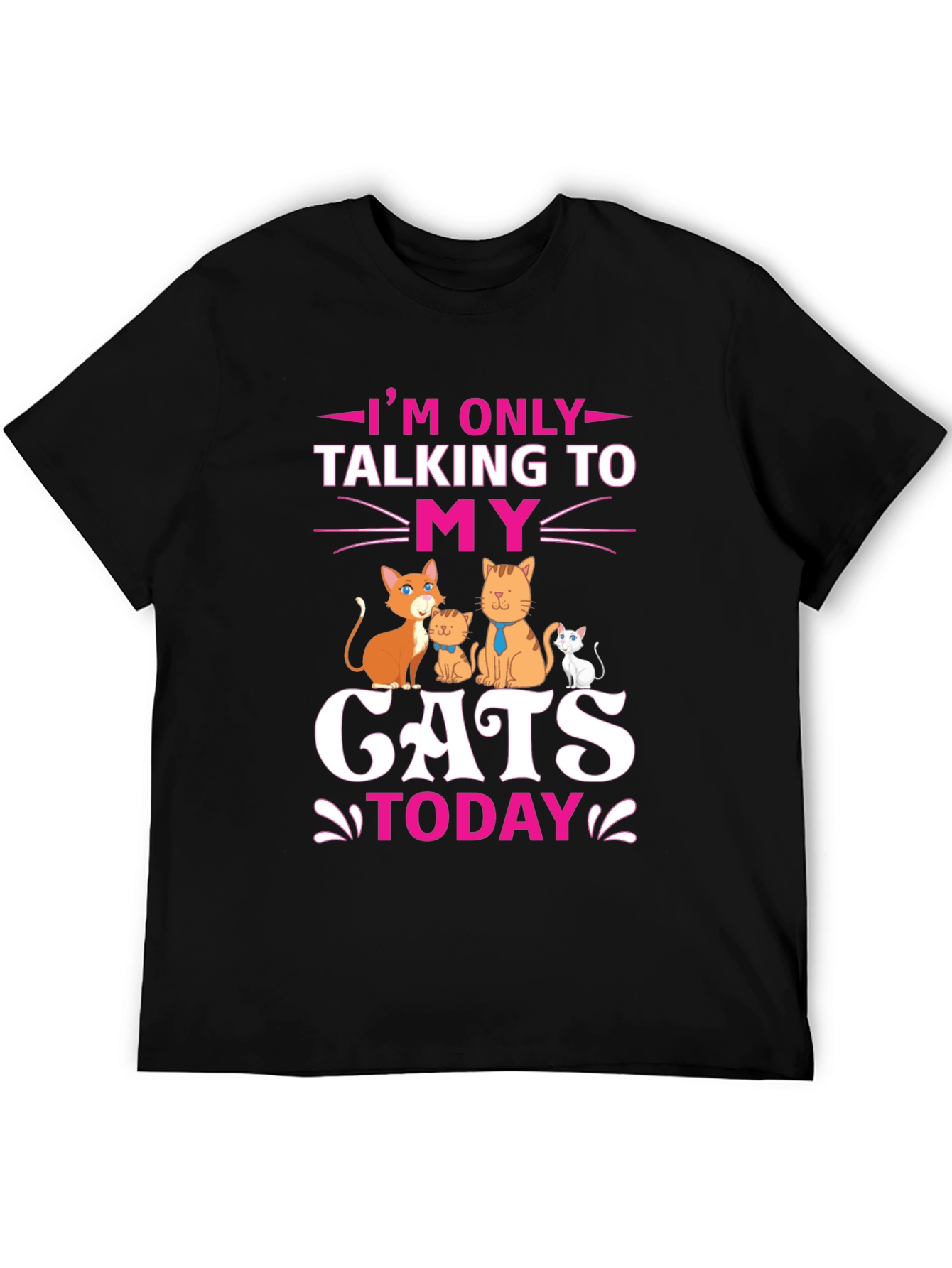 Cat Lover T-Shirt - Talking to My Cats Today
