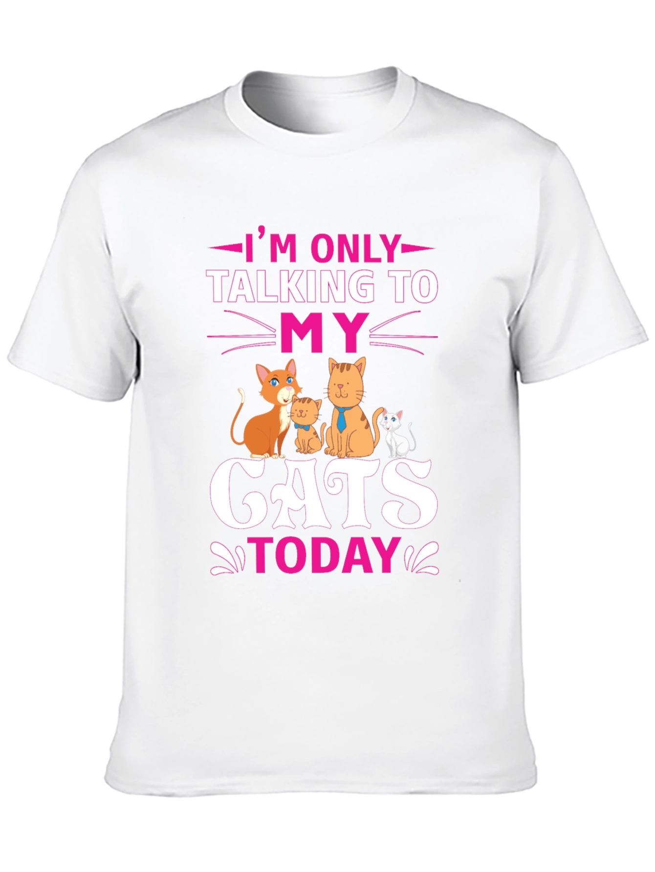 Cat Lover T-Shirt - Talking to My Cats Today