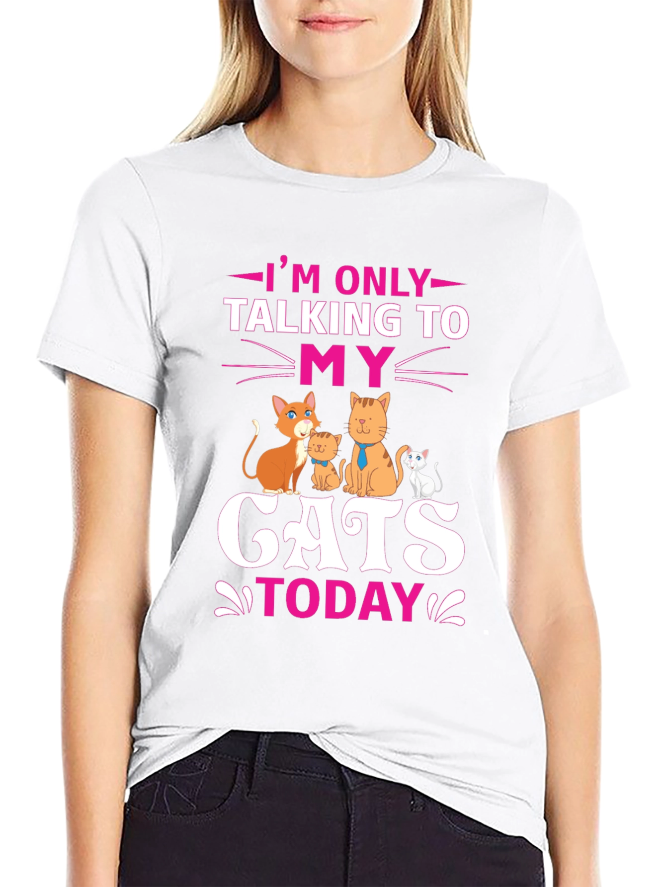 Cat Lover T-Shirt - Talking to My Cats Today