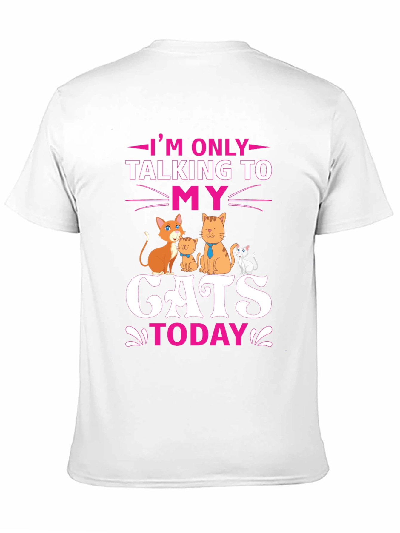 Cat Lover T-Shirt - Talking to My Cats Today