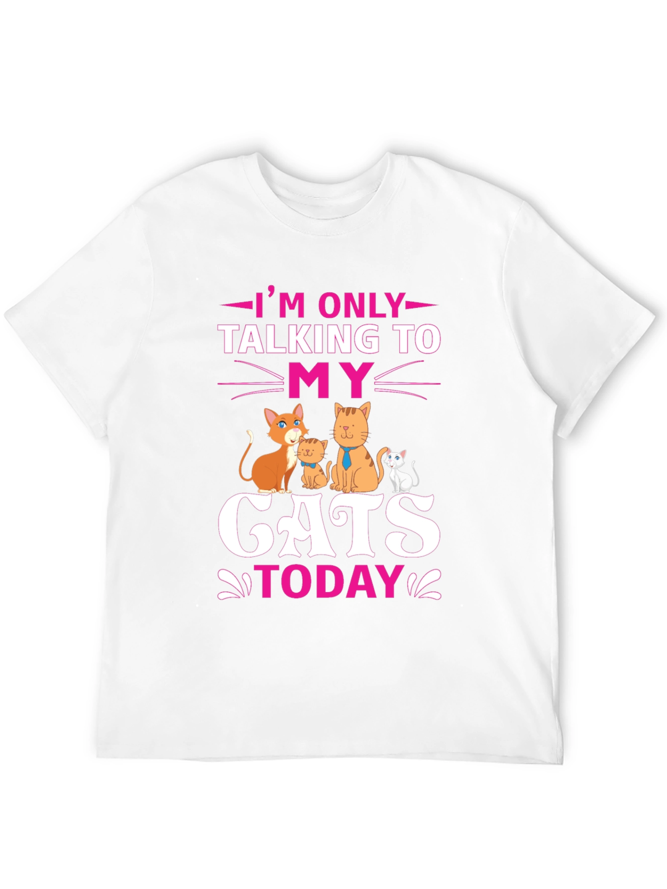 Cat Lover T-Shirt - Talking to My Cats Today
