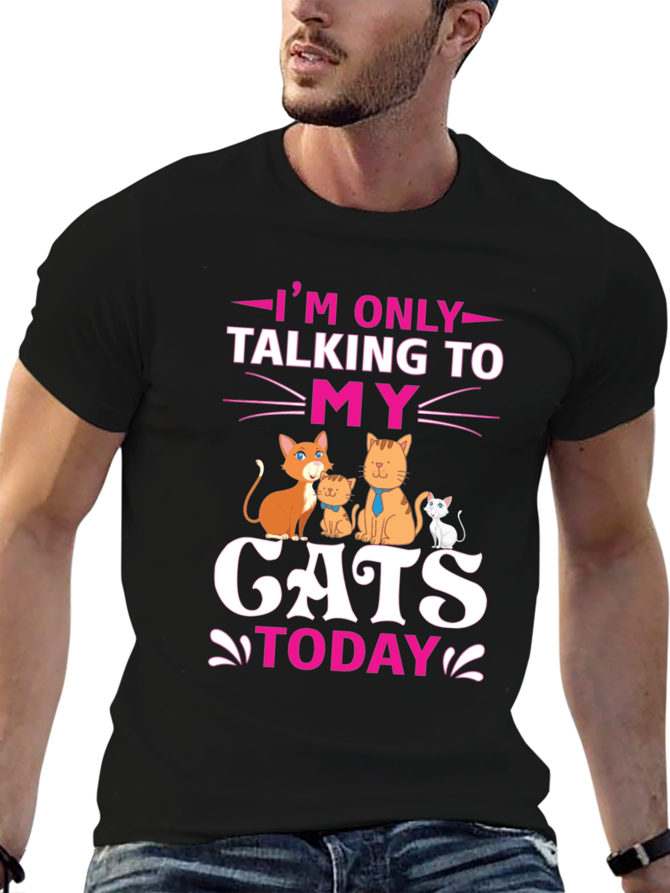 Cat Lover T-Shirt - Talking to My Cats Today