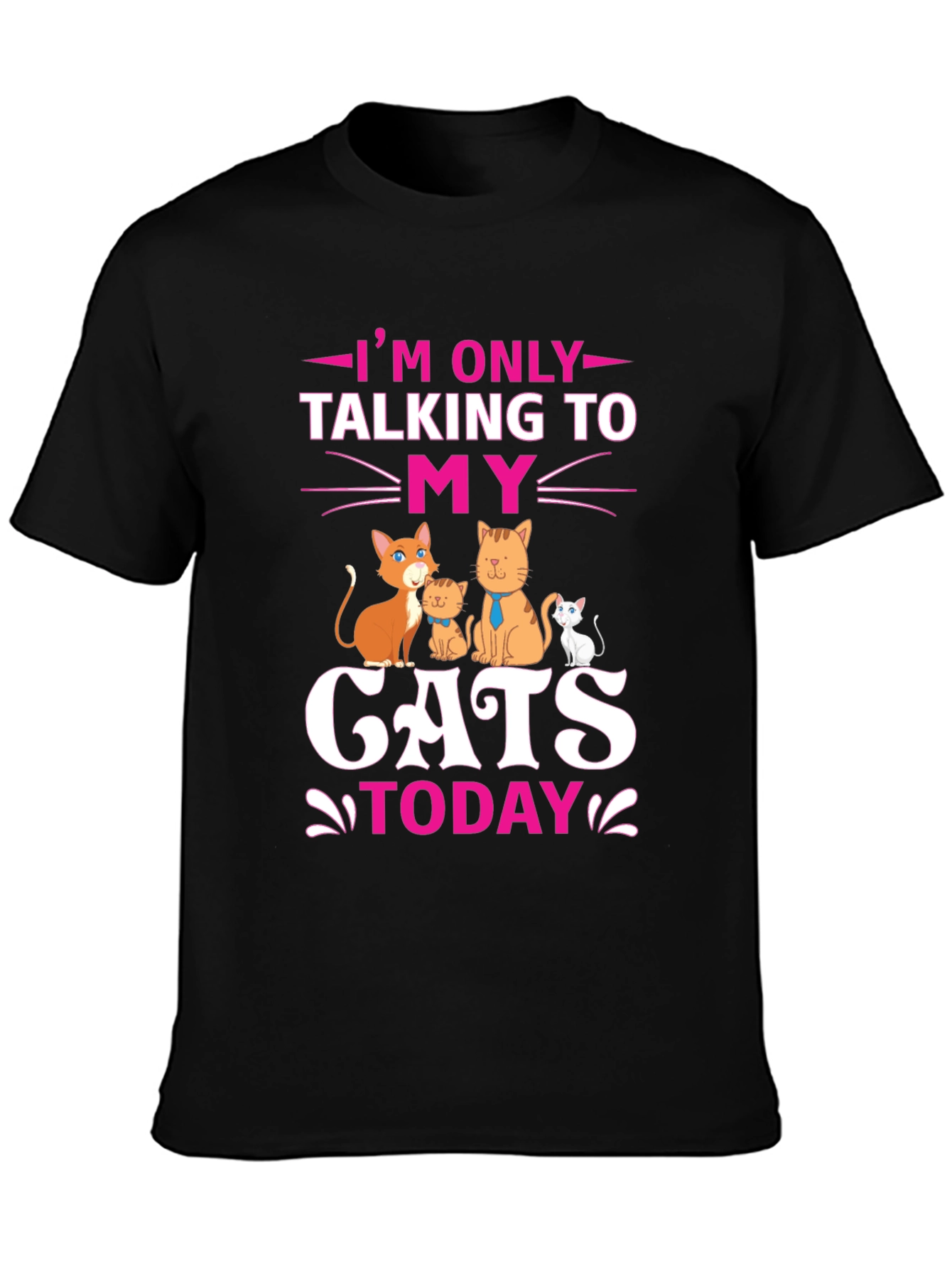 Cat Lover T-Shirt - Talking to My Cats Today