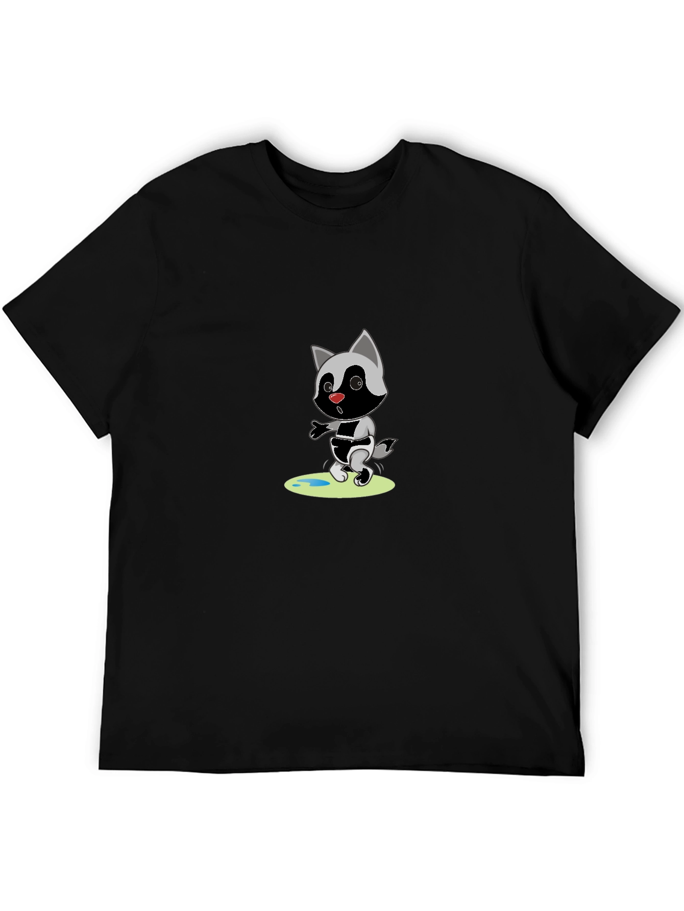 Funny Raccoon T-Shirt Novelty Cartoon Tee