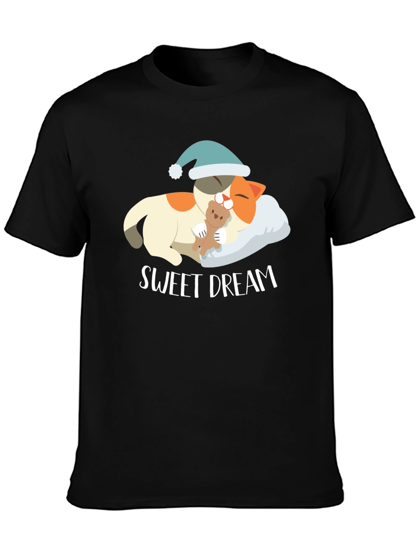 Sweet Dream Cat T-Shirt | Sleepy Animal Tee