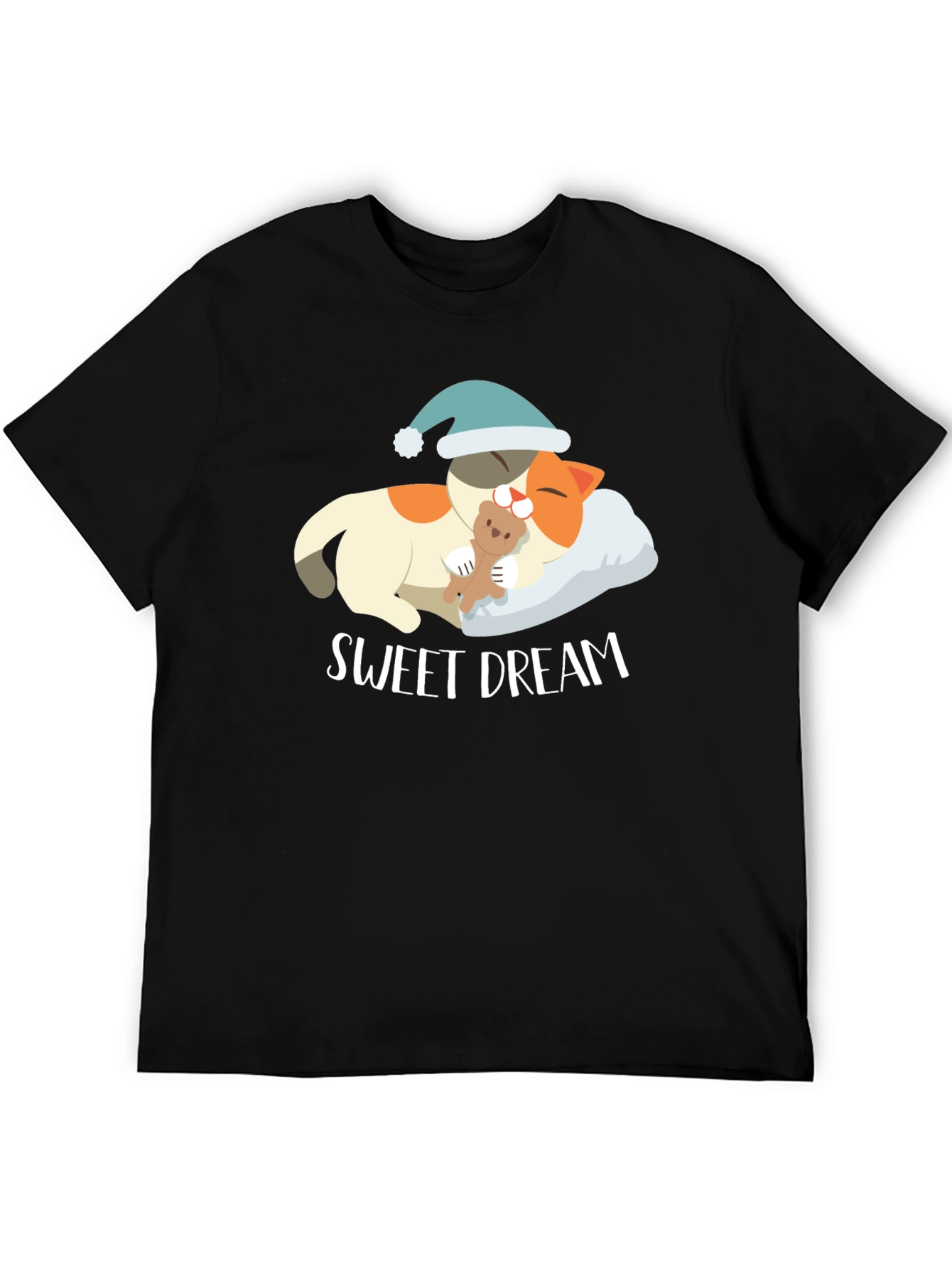 Sweet Dream Cat T-Shirt | Sleepy Animal Tee